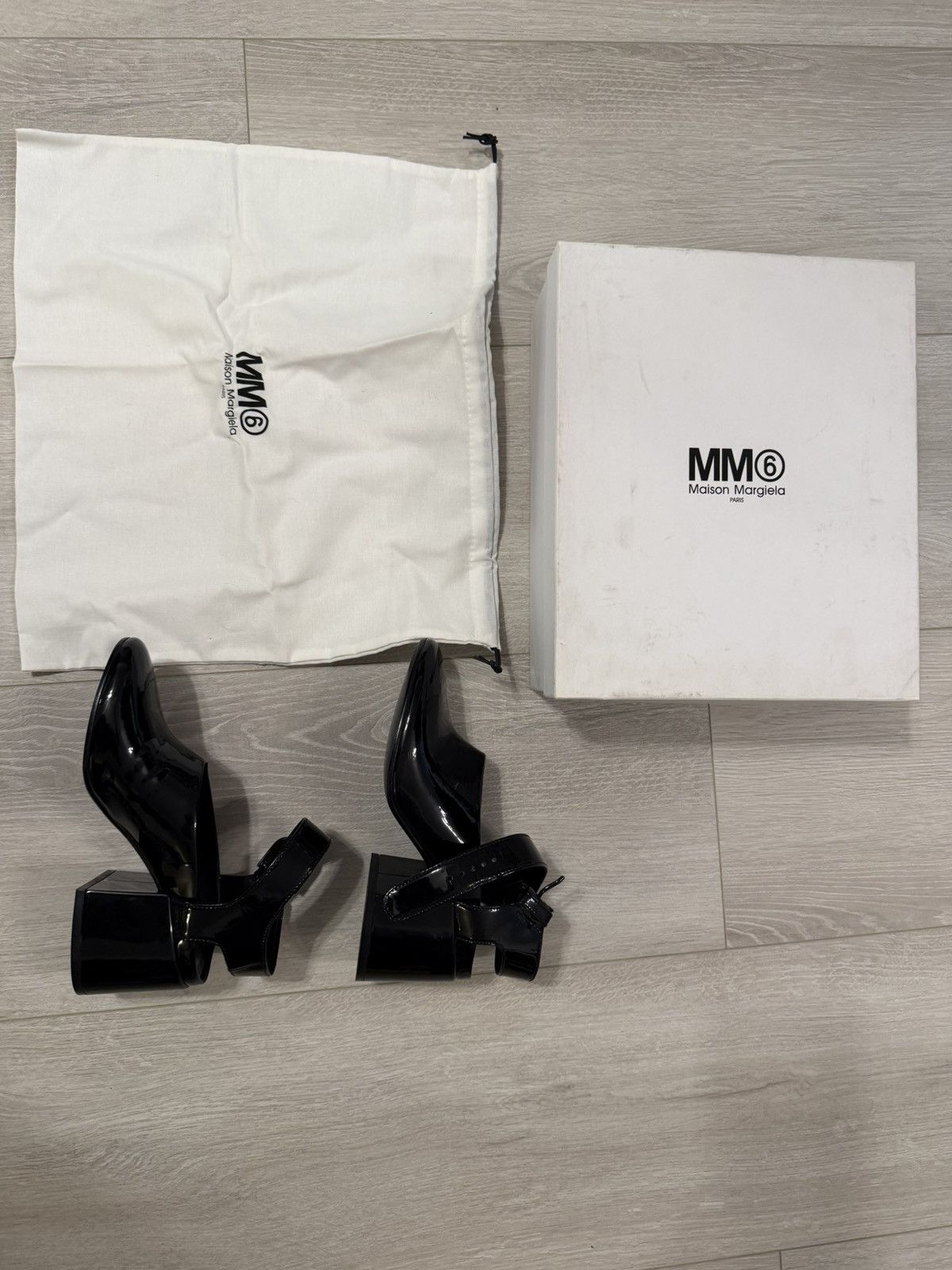 MM6 Black MM6 Mary Jane Heels Size US 8 / IT 38 - 2 Thumbnail