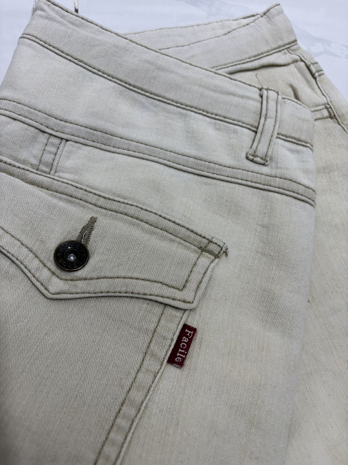 Hysteric Glamour × Japanese Brand HYSTERIC GLAMOUR STYLE FACILE FLARED COTTON PANTS Size US 29 - 10 Thumbnail