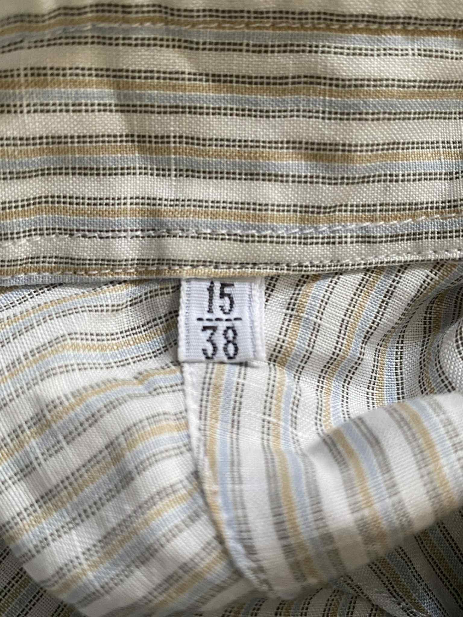 Loro Piana Loro Piana Button Up Striped Clean Official Cotton Shirt Size US M / EU 48-50 / 2 - 8 Thumbnail