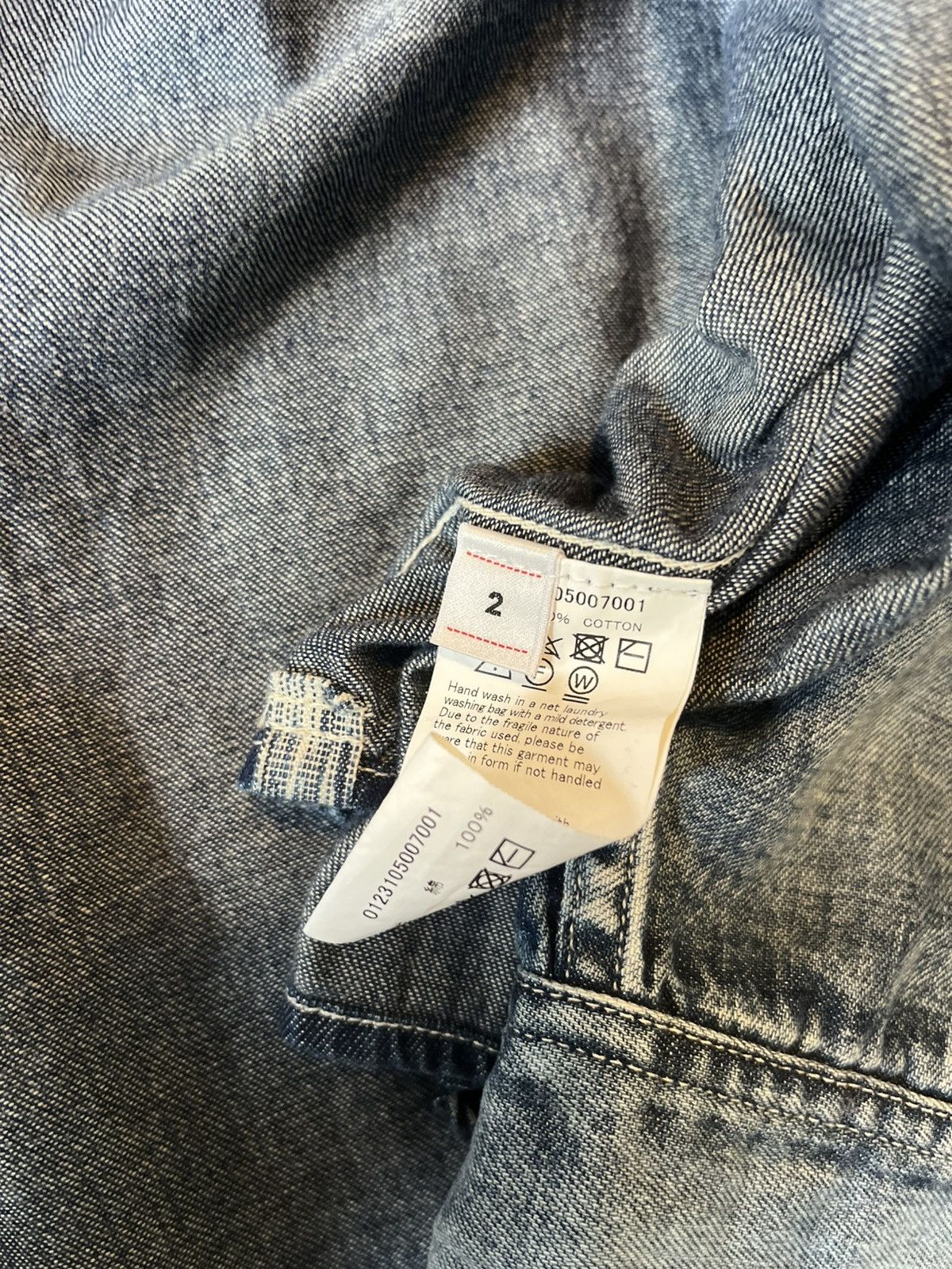 Visvim SOCIAL SCULPTURE SHIRT DMGD INDIGO Size US M / EU 48-50 / 2 - 7 Thumbnail