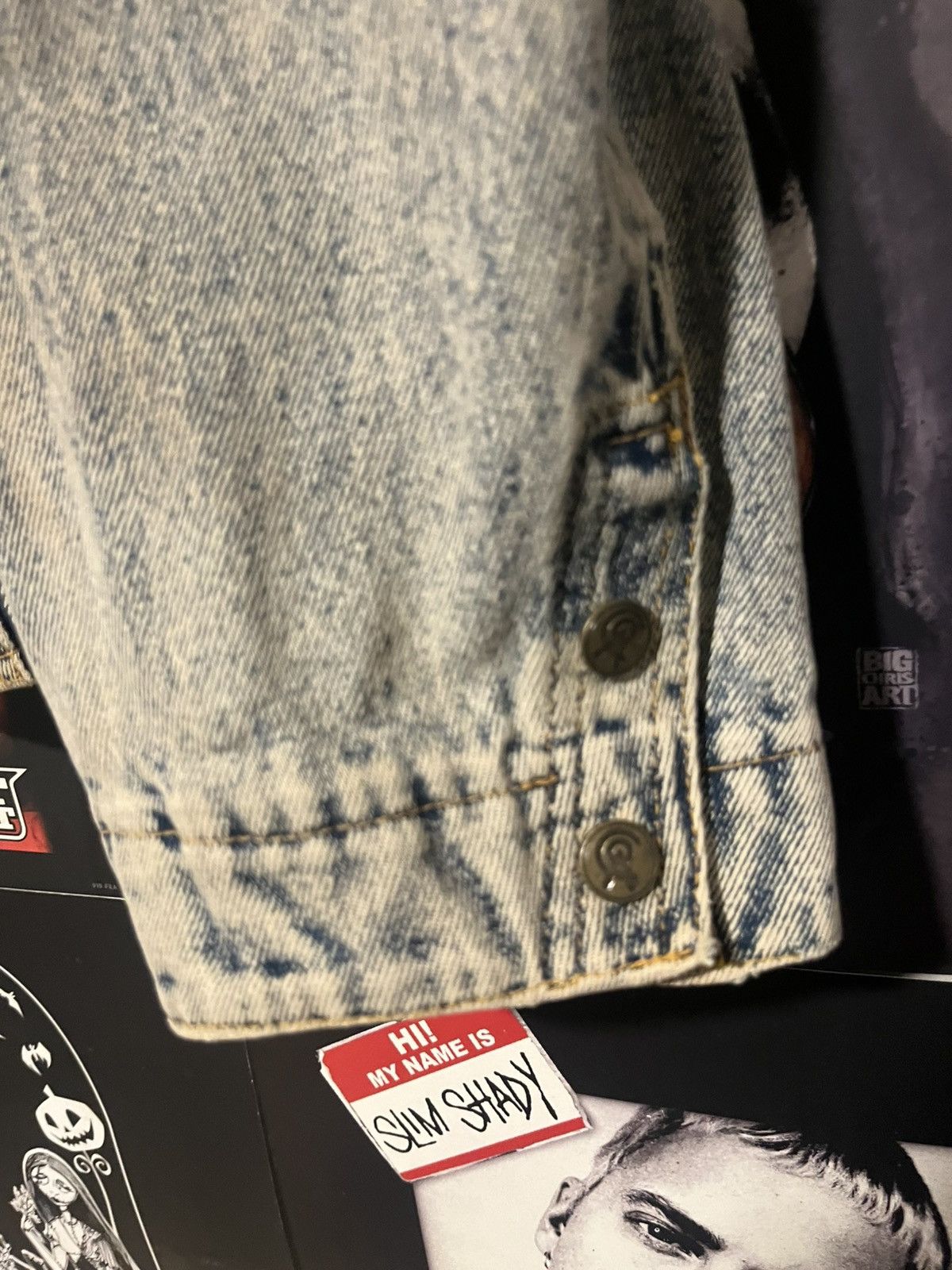Other Vintage 90’s super faded Denim Jacket Blazer Size US L / EU 52-54 / 3 - 3 Thumbnail