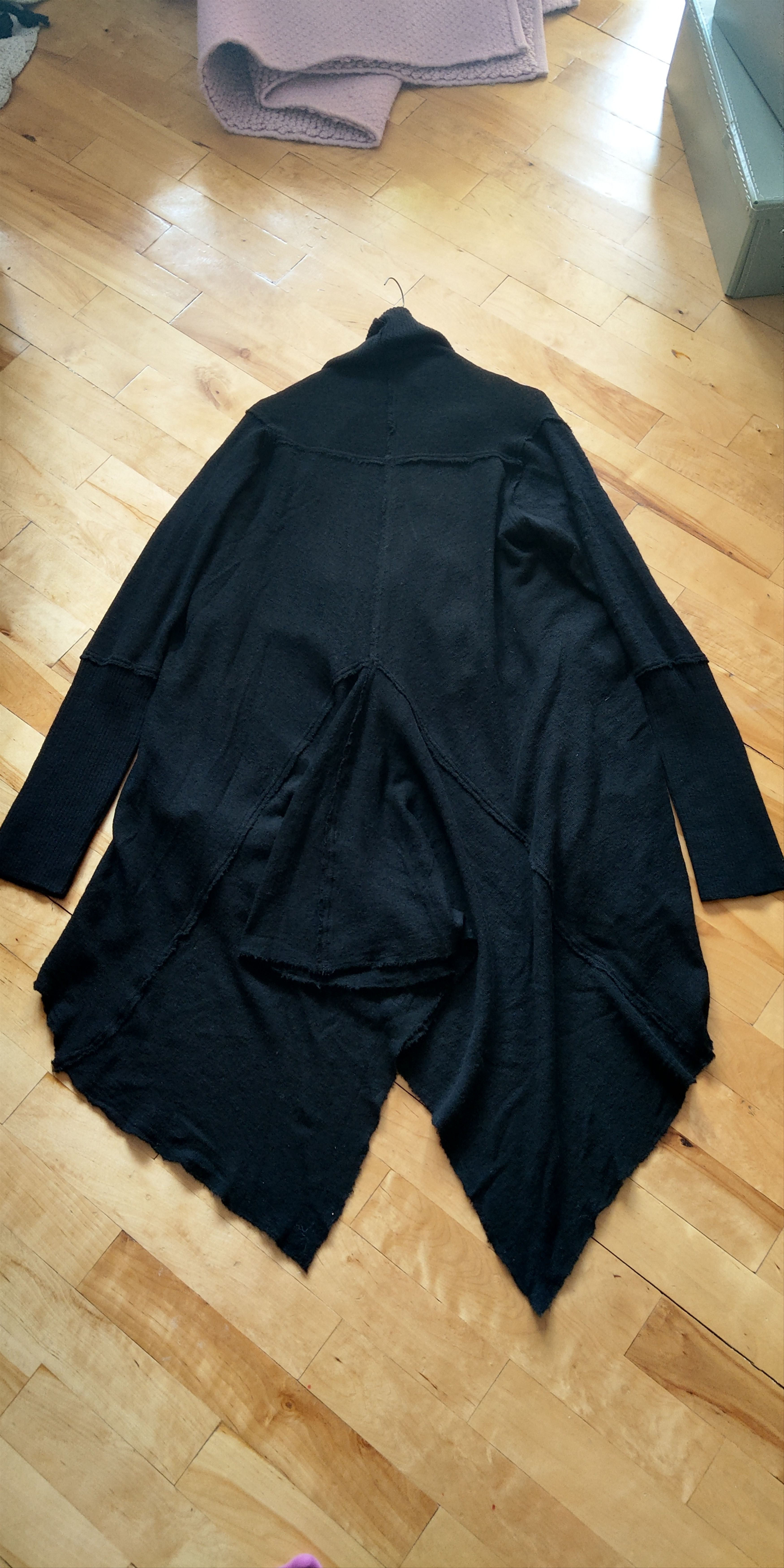 Ivan Grundahl Reconstructed 100%Wool Coat Cape Cardigan Darkfashion Goth M Size US M / EU 48-50 / 2 - 22 Thumbnail