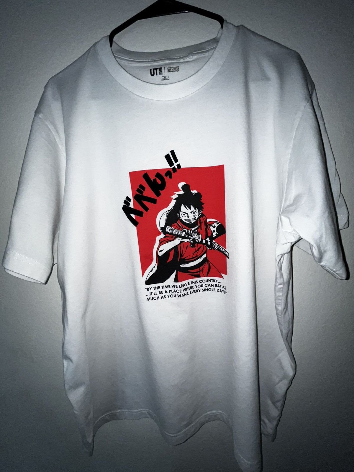 Uniqlo UNIQLO x One Piece Luffy T-Shirt Size US XL / EU 56 / 4 - 1 Thumbnail