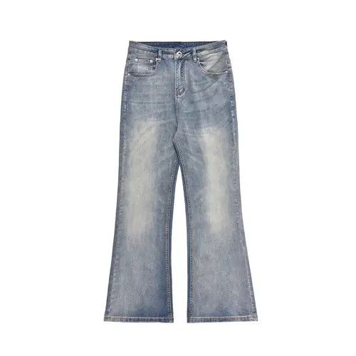 VIBE Washed distressed men's loose casual flared jeans Size US 34 / EU 50 - 1 Thumbnail