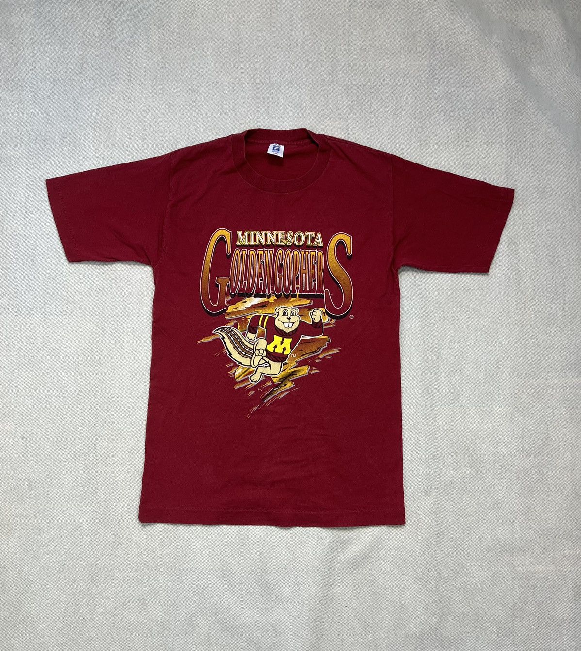 Logo 7 × NBA × Vintage Tshirt Minnesota Golden Gophers NBA Vintage 80’s 90’s Size US M / EU 48-50 / 2 - 2 Thumbnail