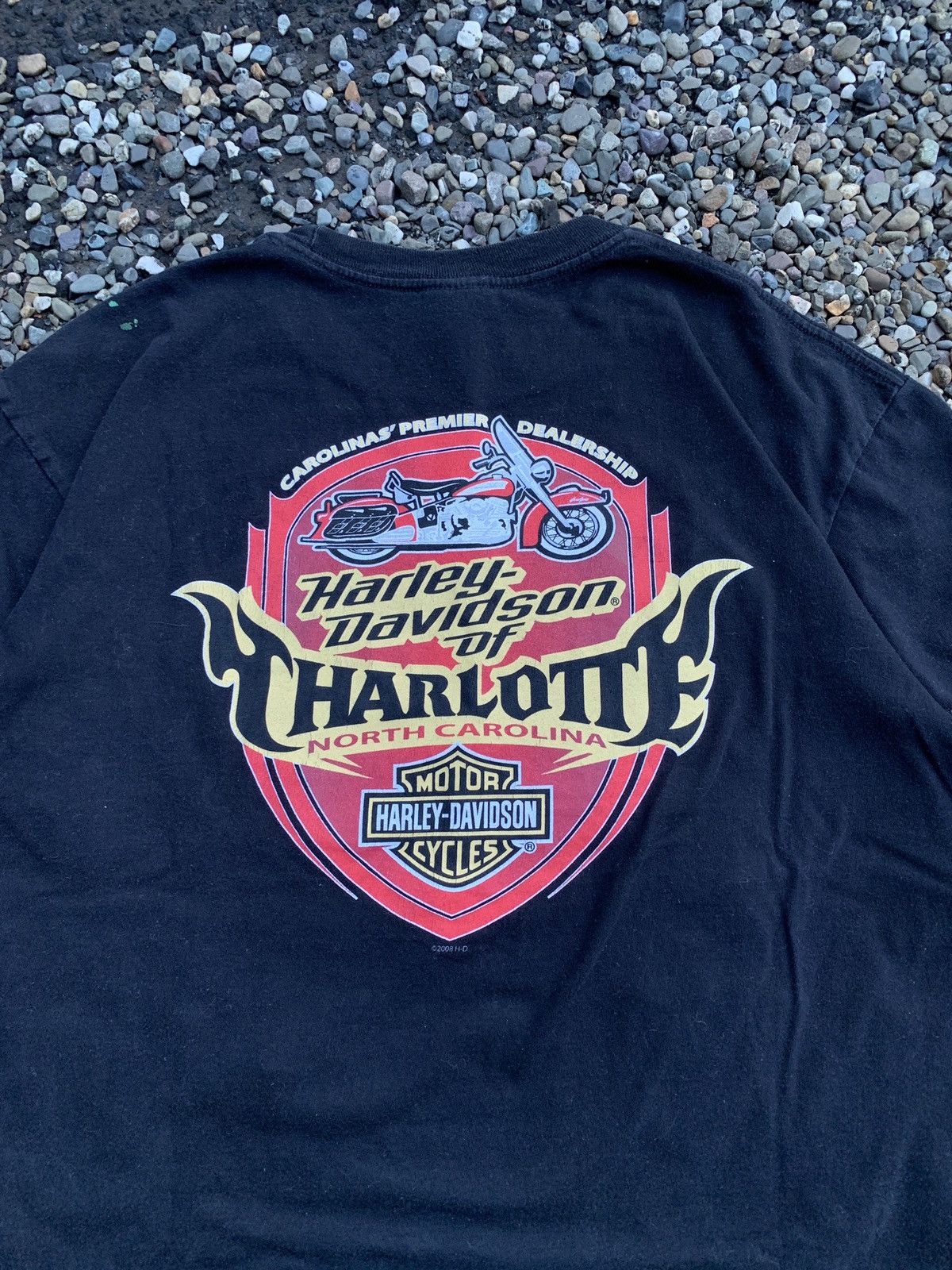 Harley Davidson 2009 Harley Davidson Charlotte North Carolina T-Shirt Size US XL / EU 56 / 4 - 3 Thumbnail