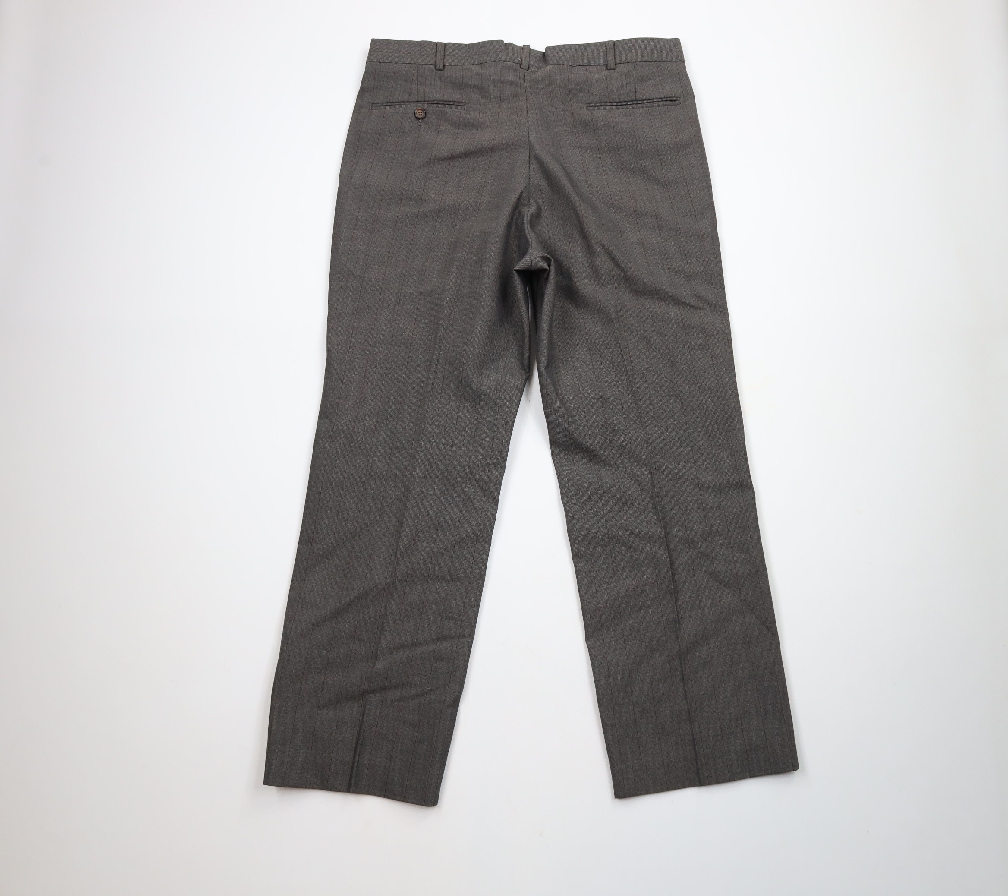Vintage Vintage 90s Streetwear Wool Blend Wide Leg Chino Pants Size US 36 / EU 52 - 9 Thumbnail
