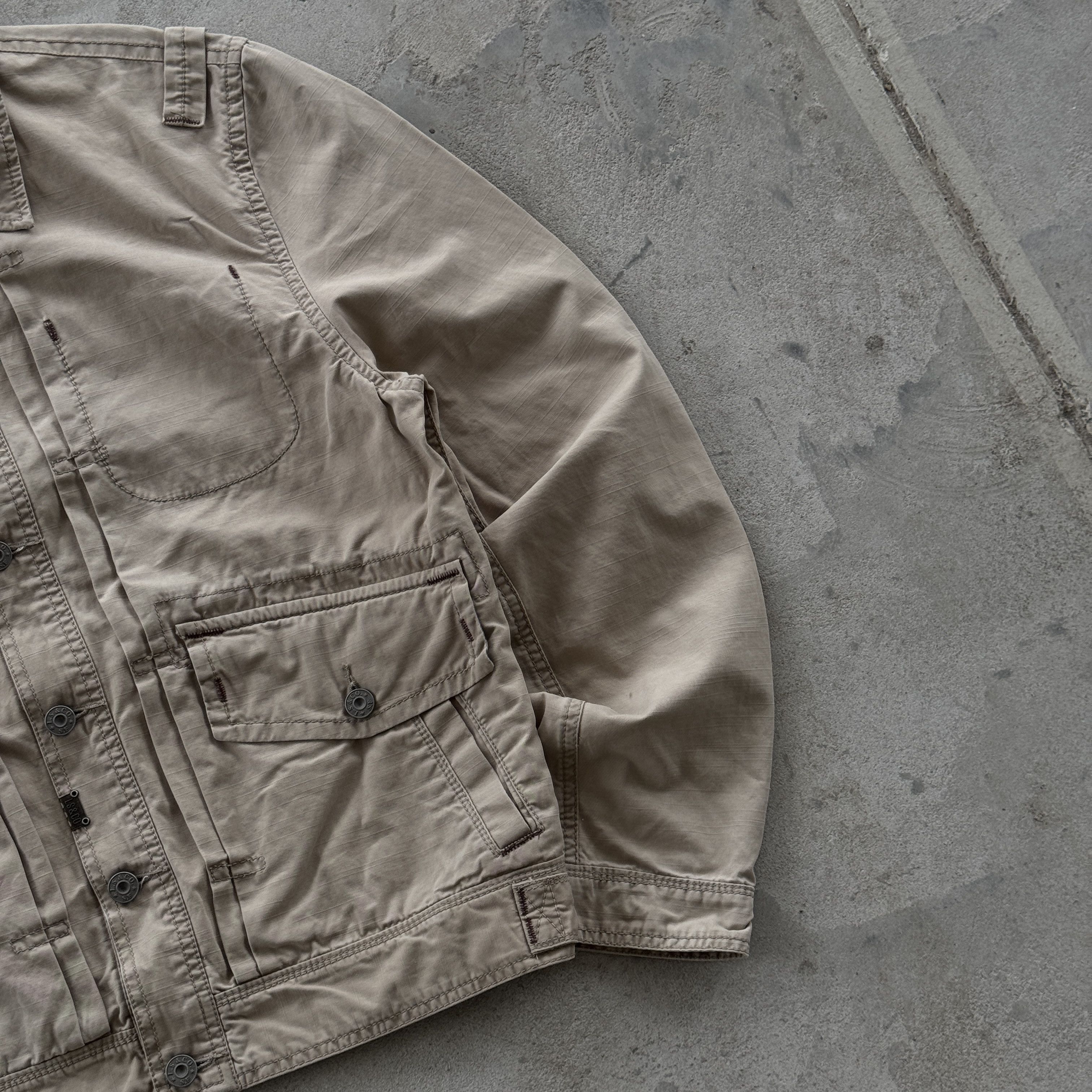 Levi's Levis Havana Military Type 3 Trucker Jacket Beige Tan L Size US L / EU 52-54 / 3 - 2 Thumbnail
