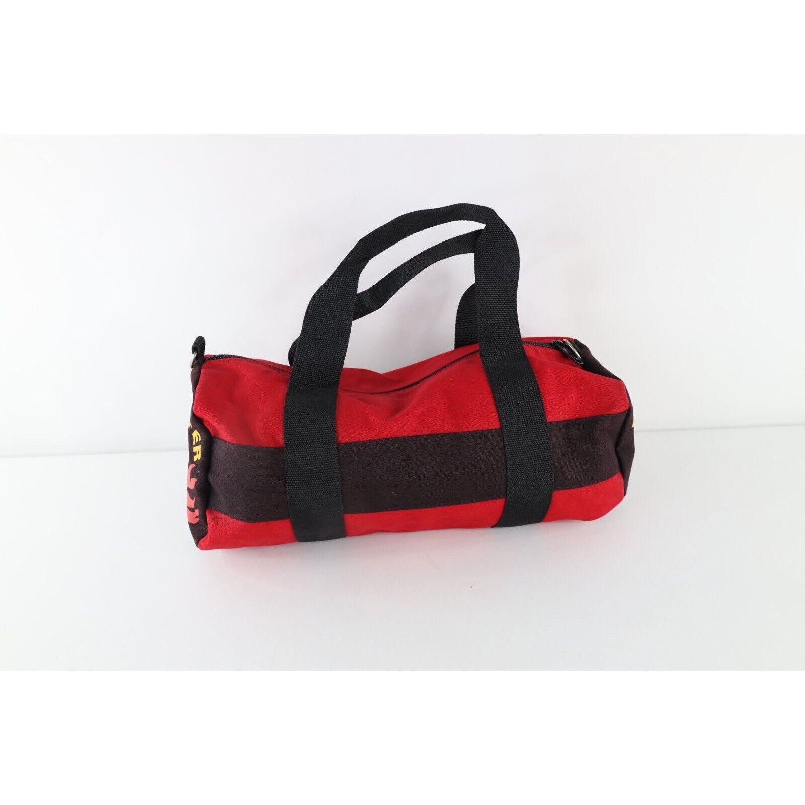 Vintage Vintage 90s Distressed BP Oil Firefighter Handled Duffel Bag Size ONE SIZE - 2 Thumbnail