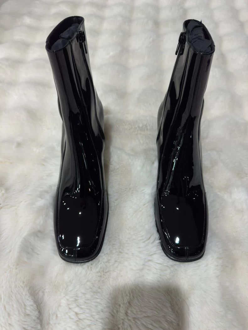 Saint Laurent Paris Saint laurent paris Patent leather boots 2506-Nextarrow Size US 7 / EU 40 - 2 Thumbnail