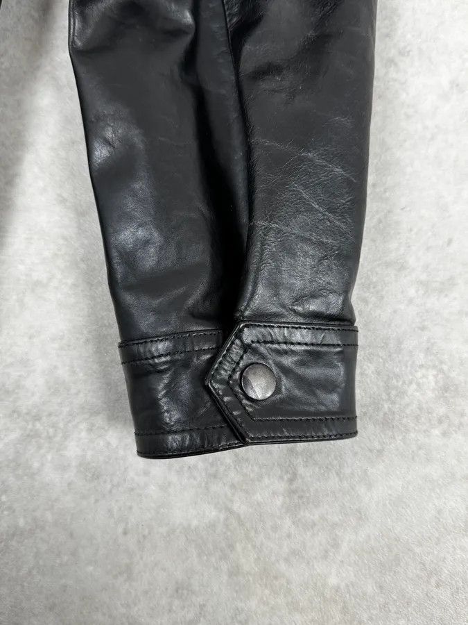 Dolce & Gabbana 2000s Dolce & Gabbana Biker Black Leather Jacket Size US M / EU 48-50 / 2 - 9 Thumbnail