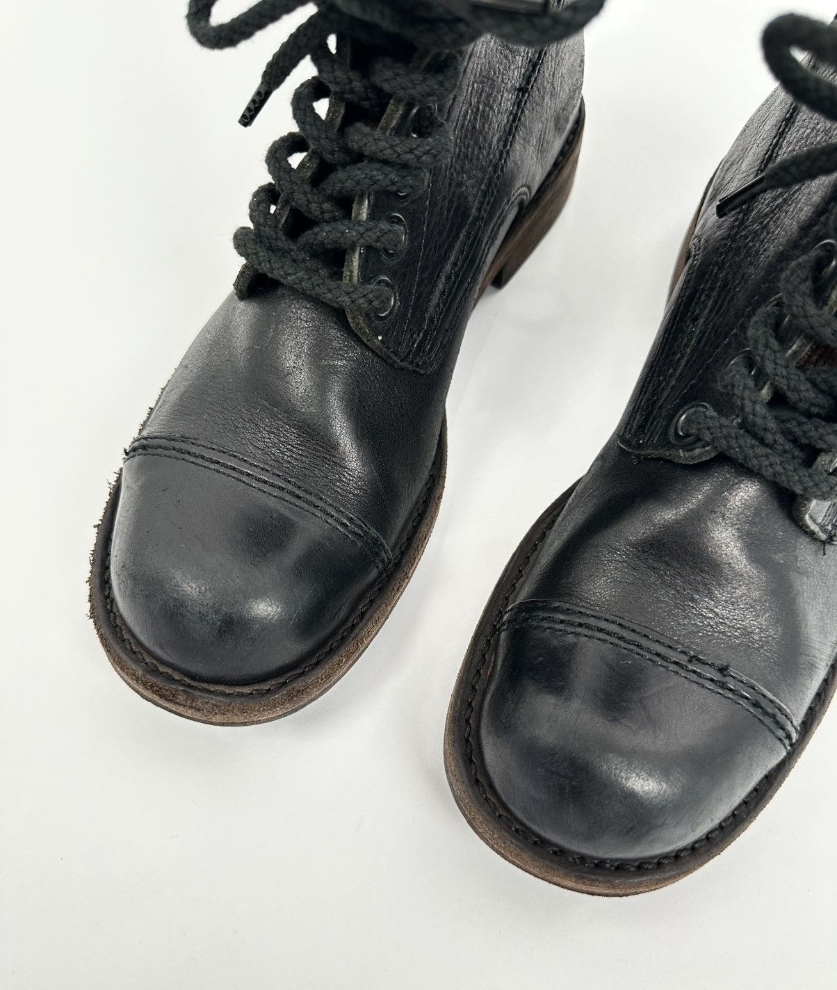NUMBER (N)INE 08SS BIRDS期 leather boots Number (N)ine SS08 