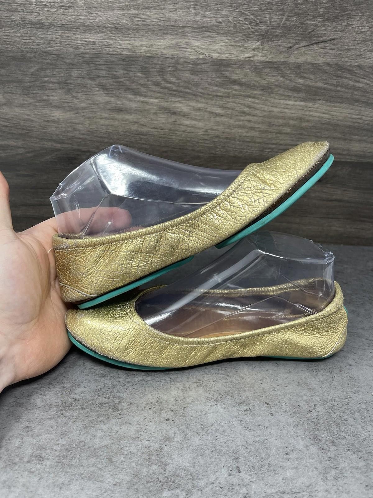 Andrew's Ties Tieks Gavrieli Ballet Flats Womens Size 7 Golden Glitz Size US 7 / IT 37 - 7 Thumbnail