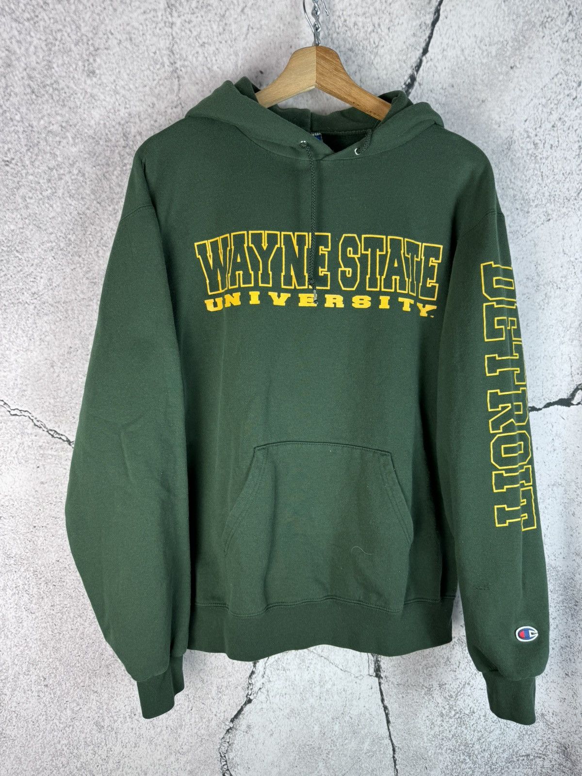 Champion Vintage Champion Wayne State University Detroit Hoodie Size US M / EU 48-50 / 2 - 1 Thumbnail