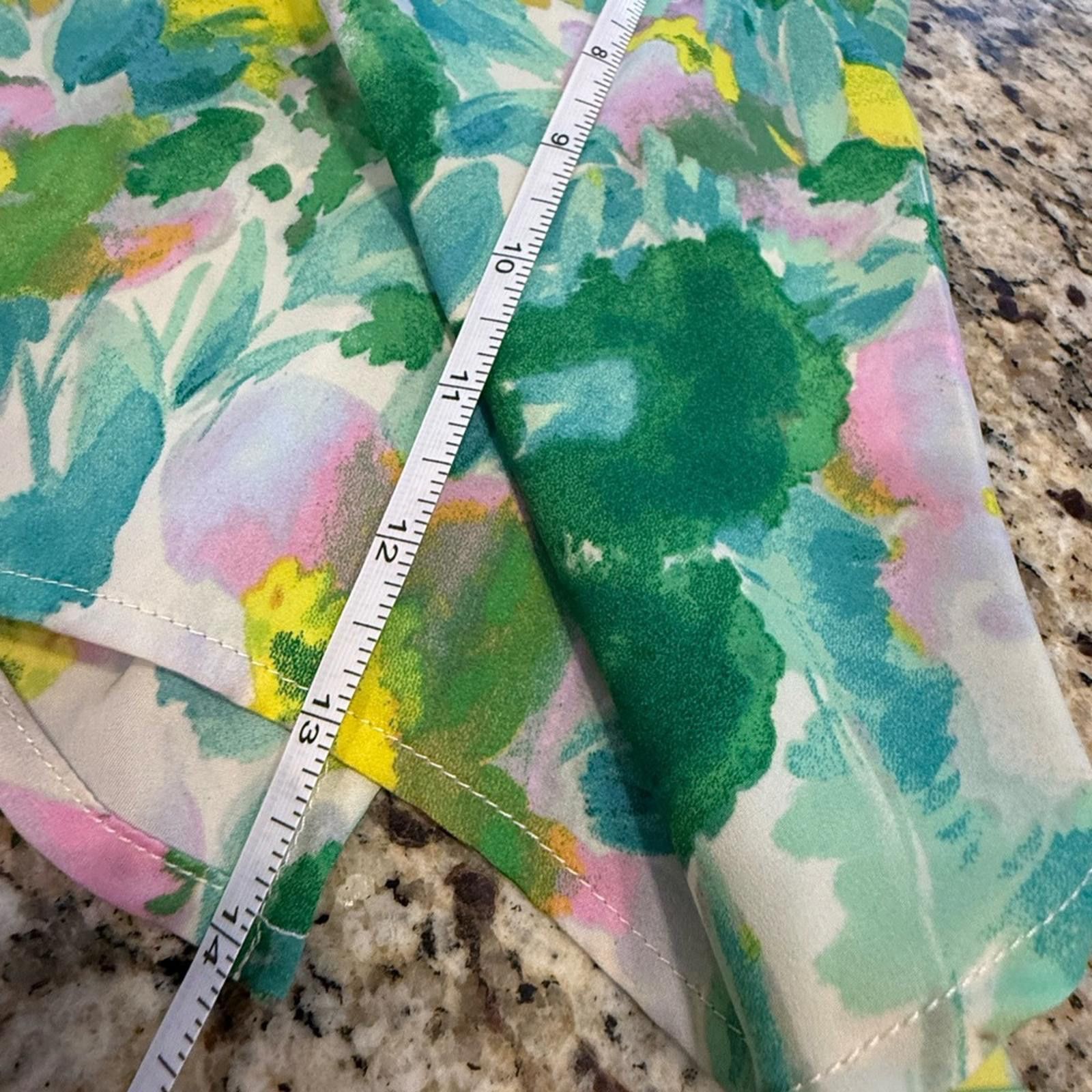 Other Wild Fable pastel floral crop tank handkerchief hem SZ SM Size S / US 4 / IT 40 - 7 Thumbnail