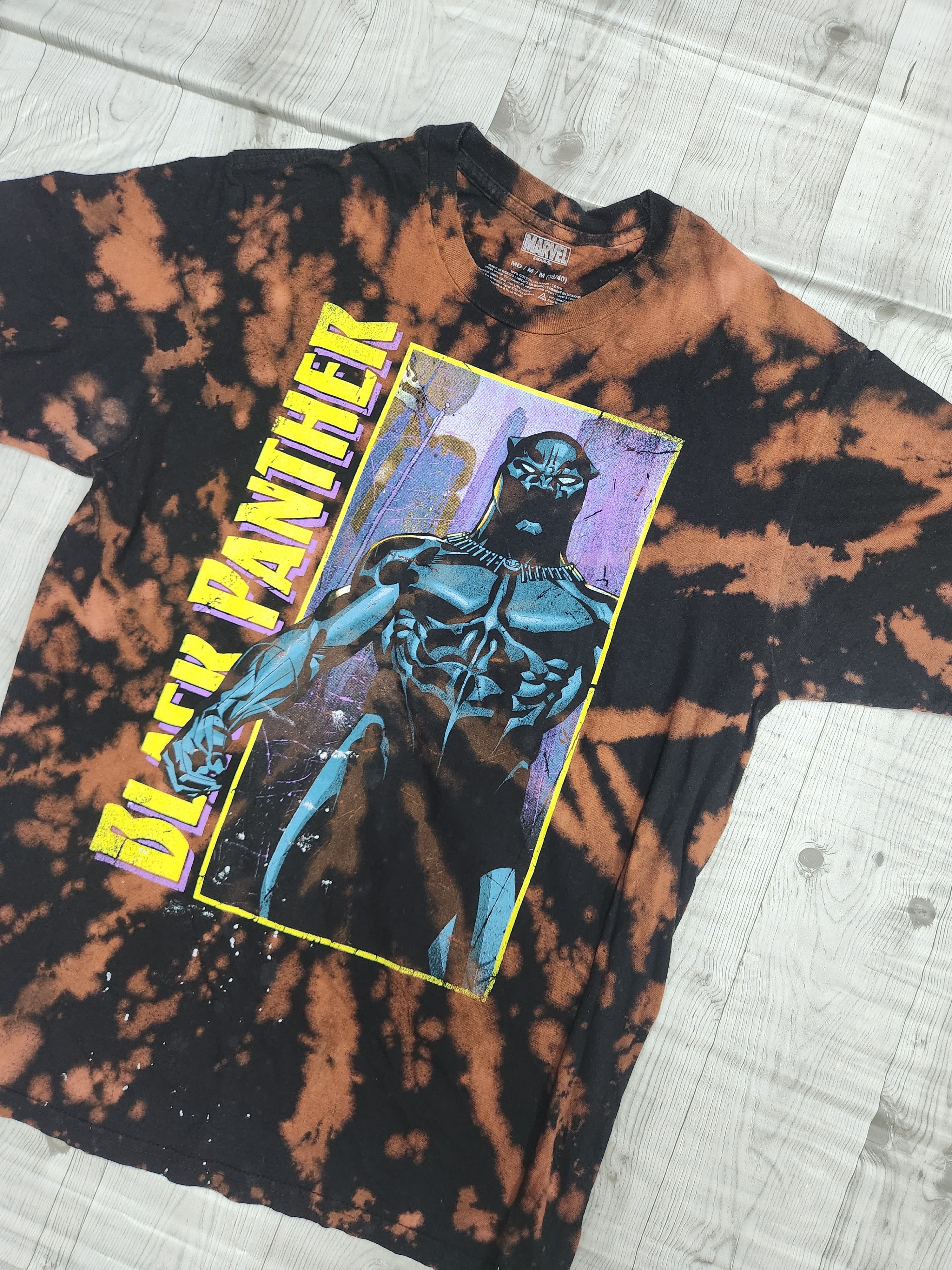 Cartoon Network × Marvel Comics Mad Engine Black Panter Marvel Comic Tye Dye Size US M / EU 48-50 / 2 - 1 Thumbnail