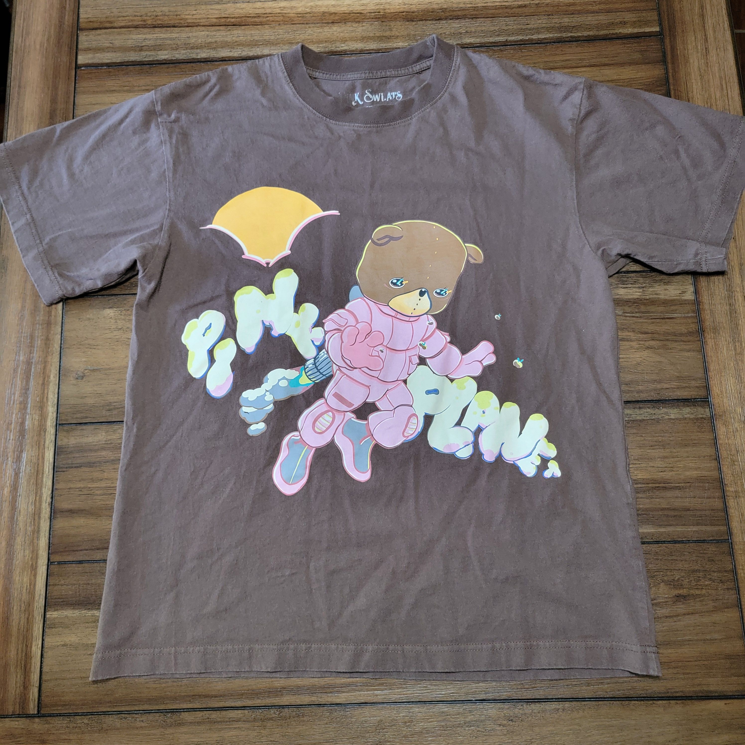 Other Pink Sweats SS Unisex Tee Heavy Cotton "Pink Planet" -Medium Size US M / EU 48-50 / 2 - 1 Thumbnail