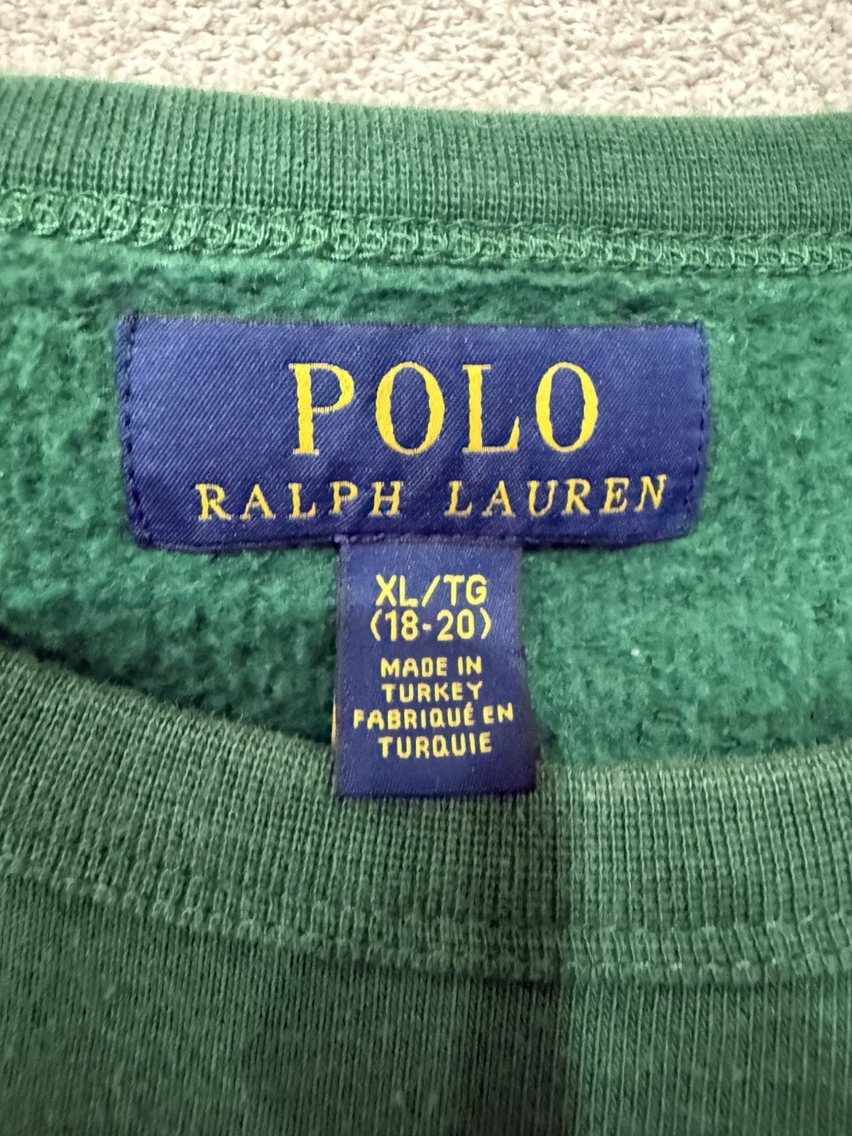 Polo Ralph Lauren Polo Green Sweatshirt Size US S / EU 44-46 / 1 - 6 Thumbnail