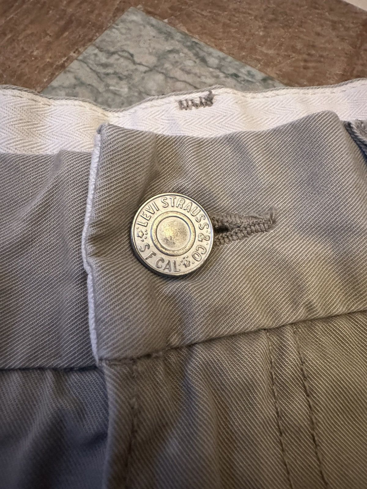 Levi's × Vintage *RARE* Vintage Levi's White Tab Pants Size US 34 / EU 50 - 2 Thumbnail