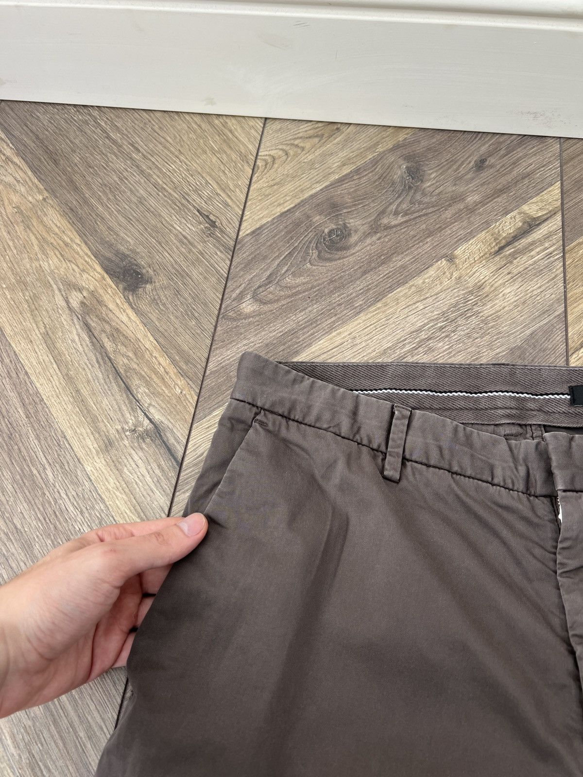 Z Zegna Vintage Z Zegna Men’s Brown Slim Fit Chino Pants Size US 32 / EU 48 - 4 Thumbnail