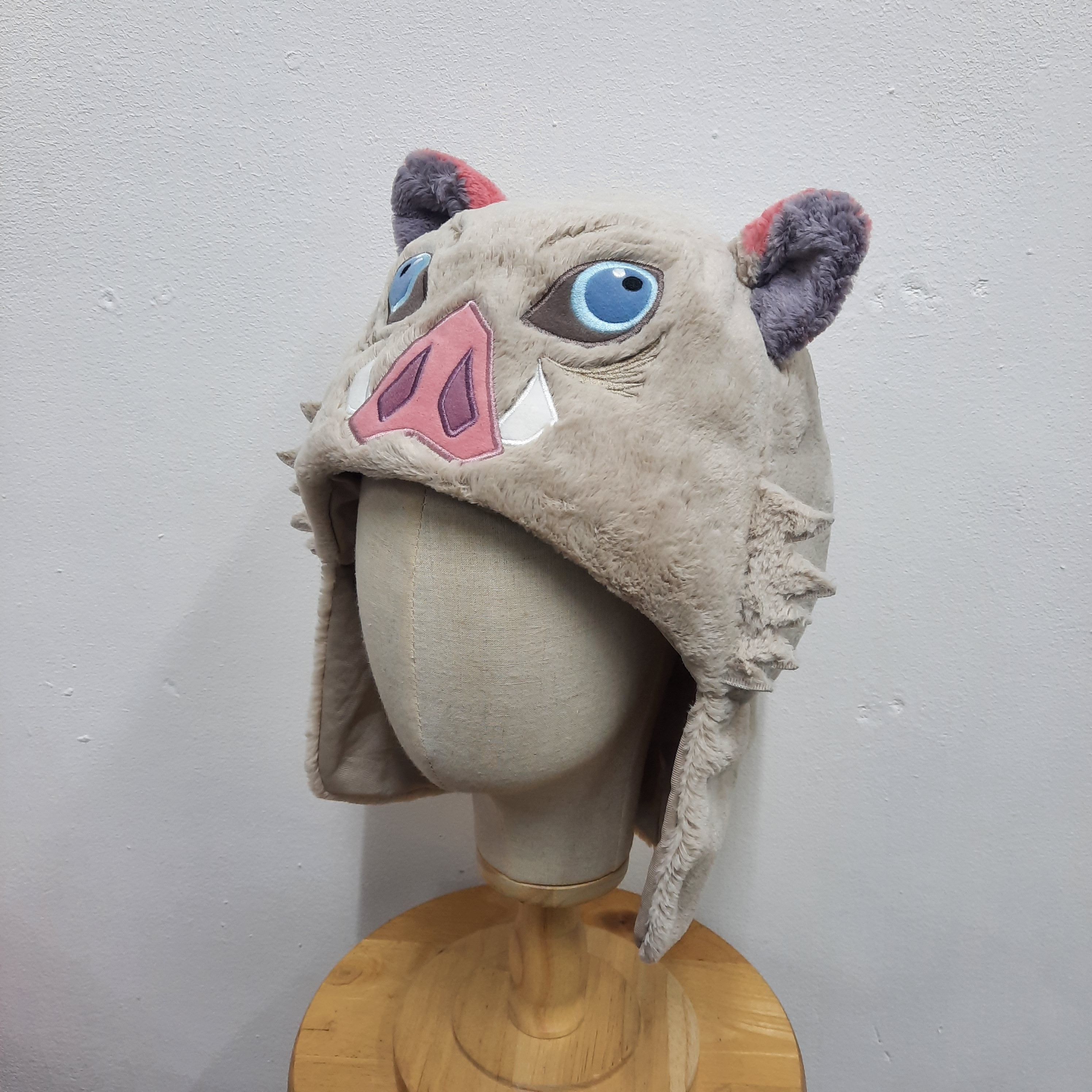 Anime 🔪 Demon slayer inosuke hashibira face anime hat Size ONE SIZE - 2 Thumbnail