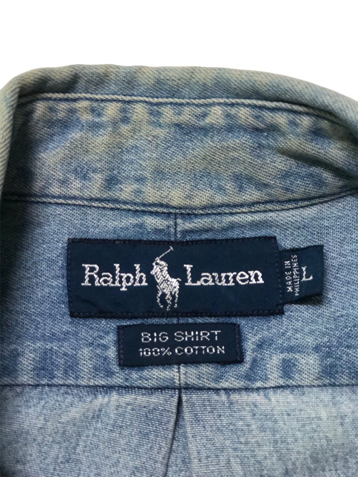 Denim & Supply Ralph Lauren × Polo Ralph Lauren × Vintage Vintage Polo Ralph Lauren Denim Jacket Size US L / EU 52-54 / 3 - 8 Thumbnail