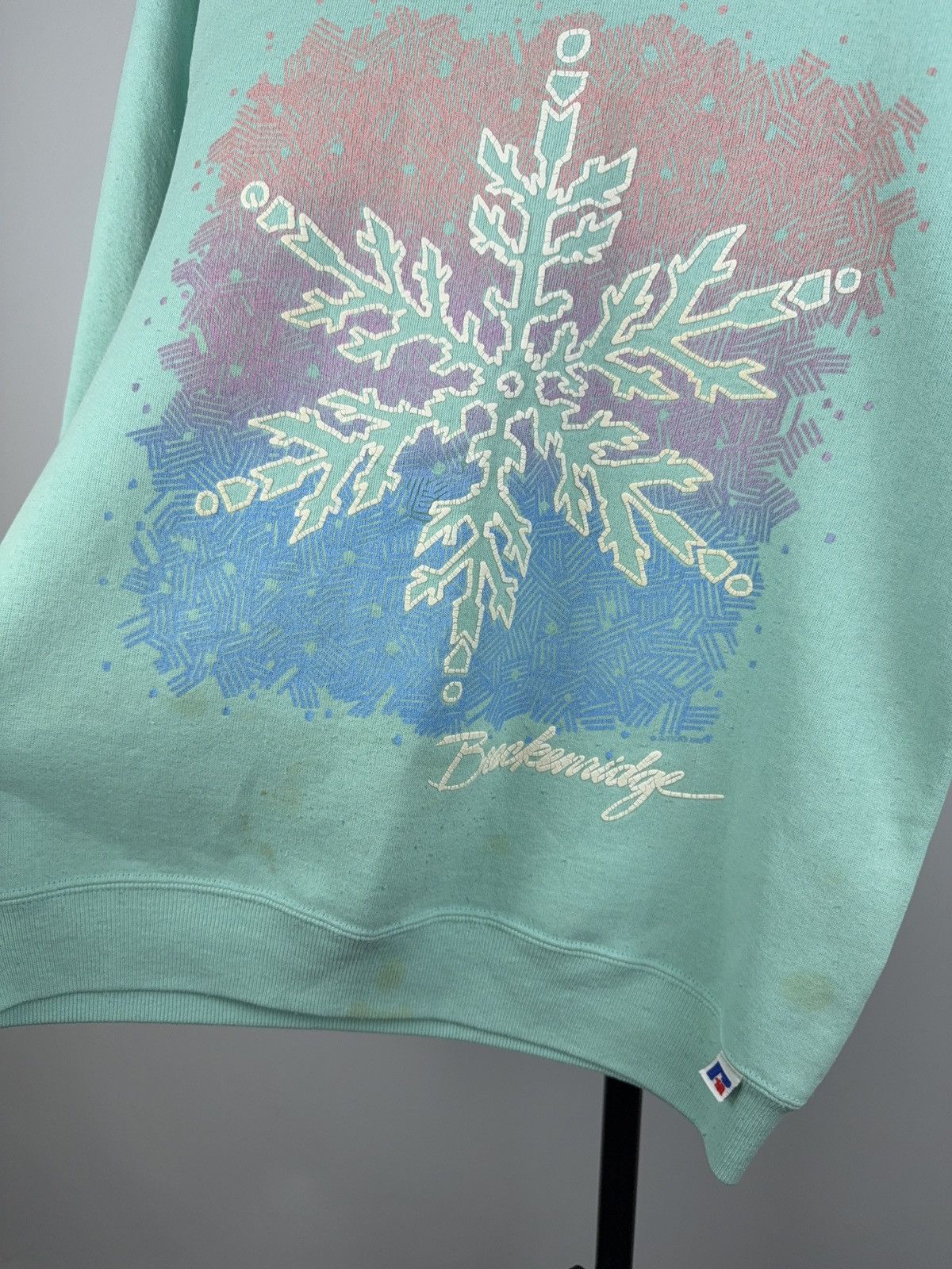 Russell Athletic Vintage 1986 Logo Rare Breckenridge Snowflake Sweatshirt Size US S / EU 44-46 / 1 - 6 Thumbnail