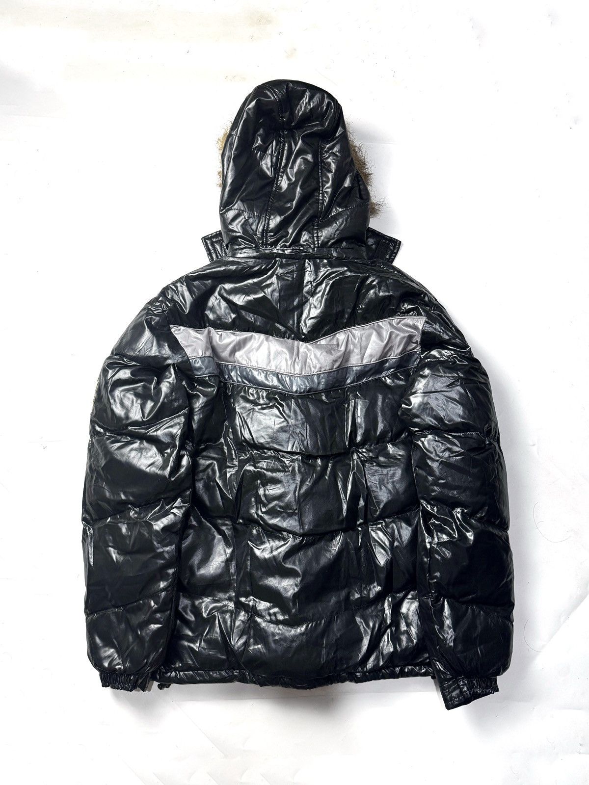 Japanese Brand Faux Fur Puffer Jacket Japanese Badboy Size US L / EU 52-54 / 3 - 3 Thumbnail