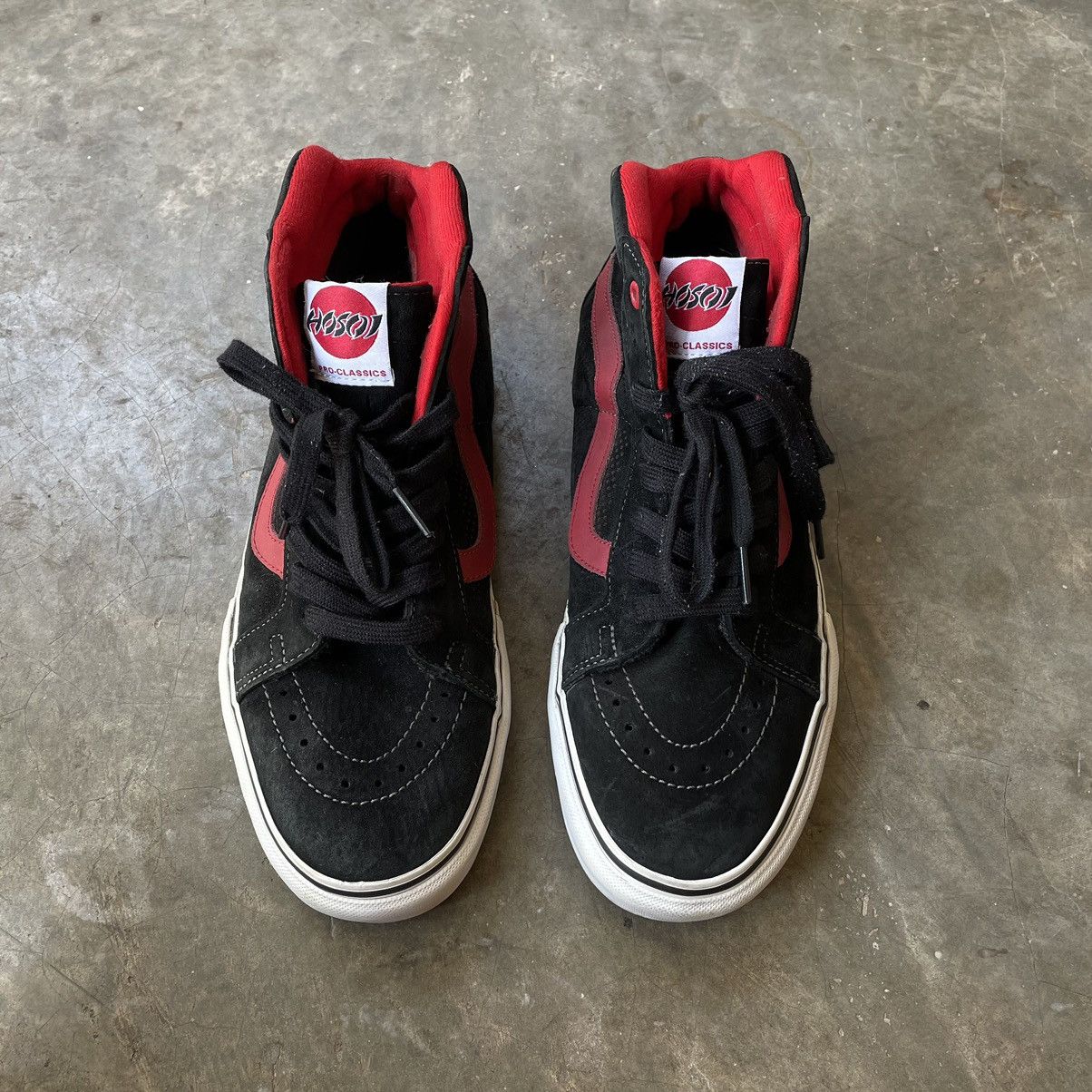 image of Vans Hosoi Sk8-Hi Shoe in Black, Men's (Size 8.5)