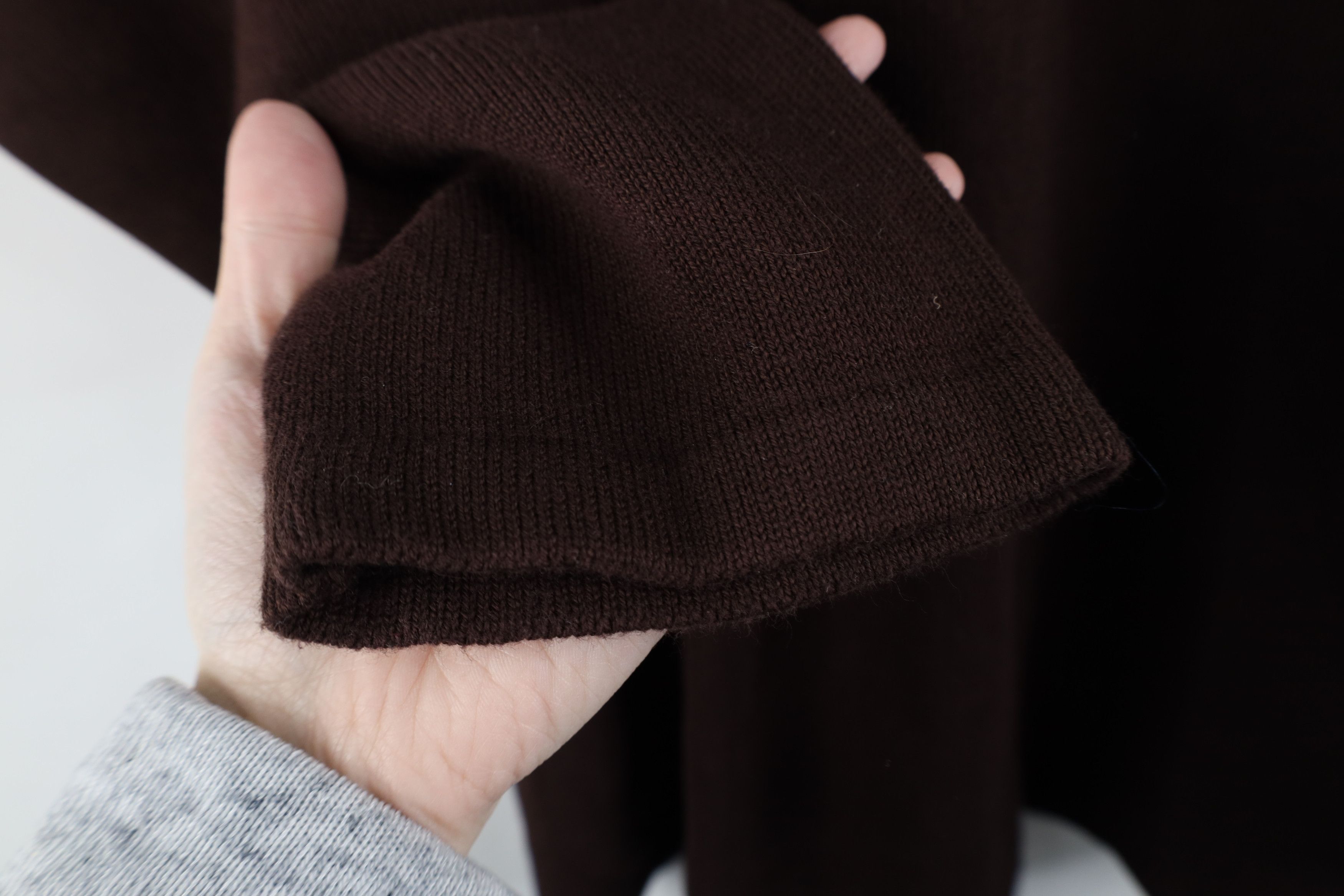 Vintage Deadstock Vintage 90s Streetwear Cotton Knit Sweater Brown Size 3XL / US 20-22 - 7 Thumbnail