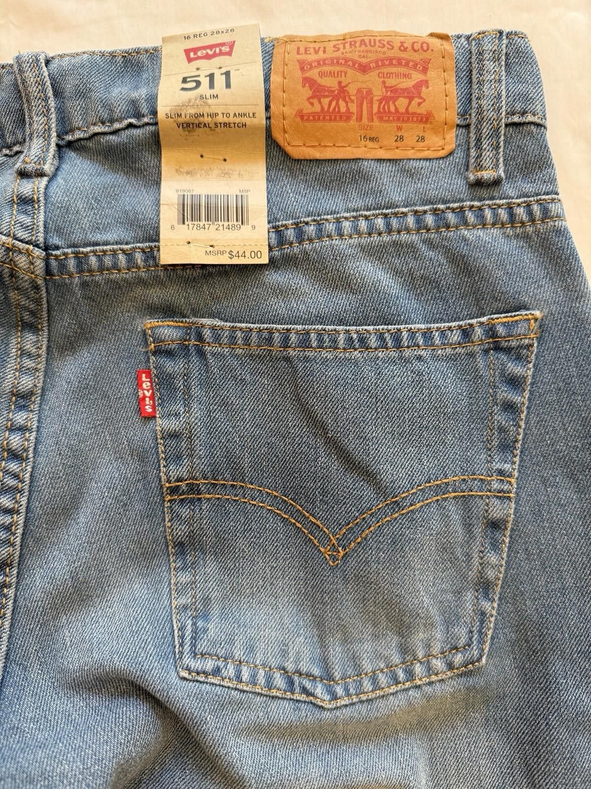 Levi's 511 Slim Fit Men's Jeans Medium Blue Wash NWT