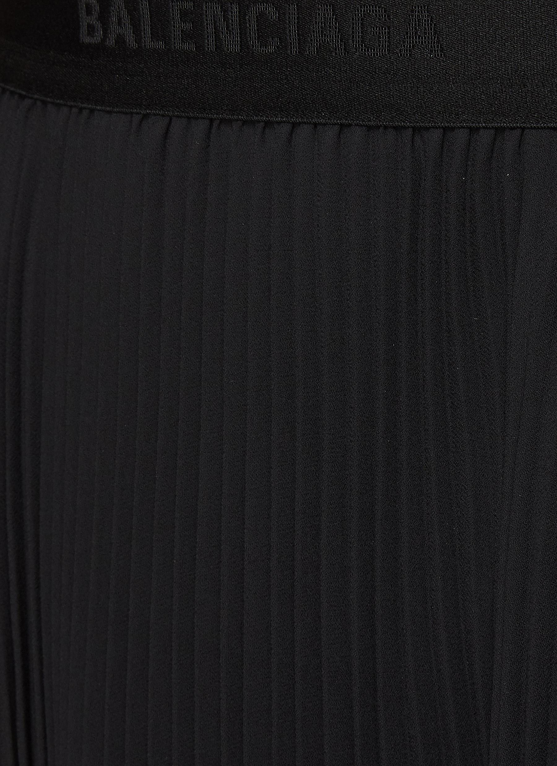 Balenciaga o1y0625 Midi Skirt in Black Size 27" / US 4 / IT 40 - 4 Thumbnail