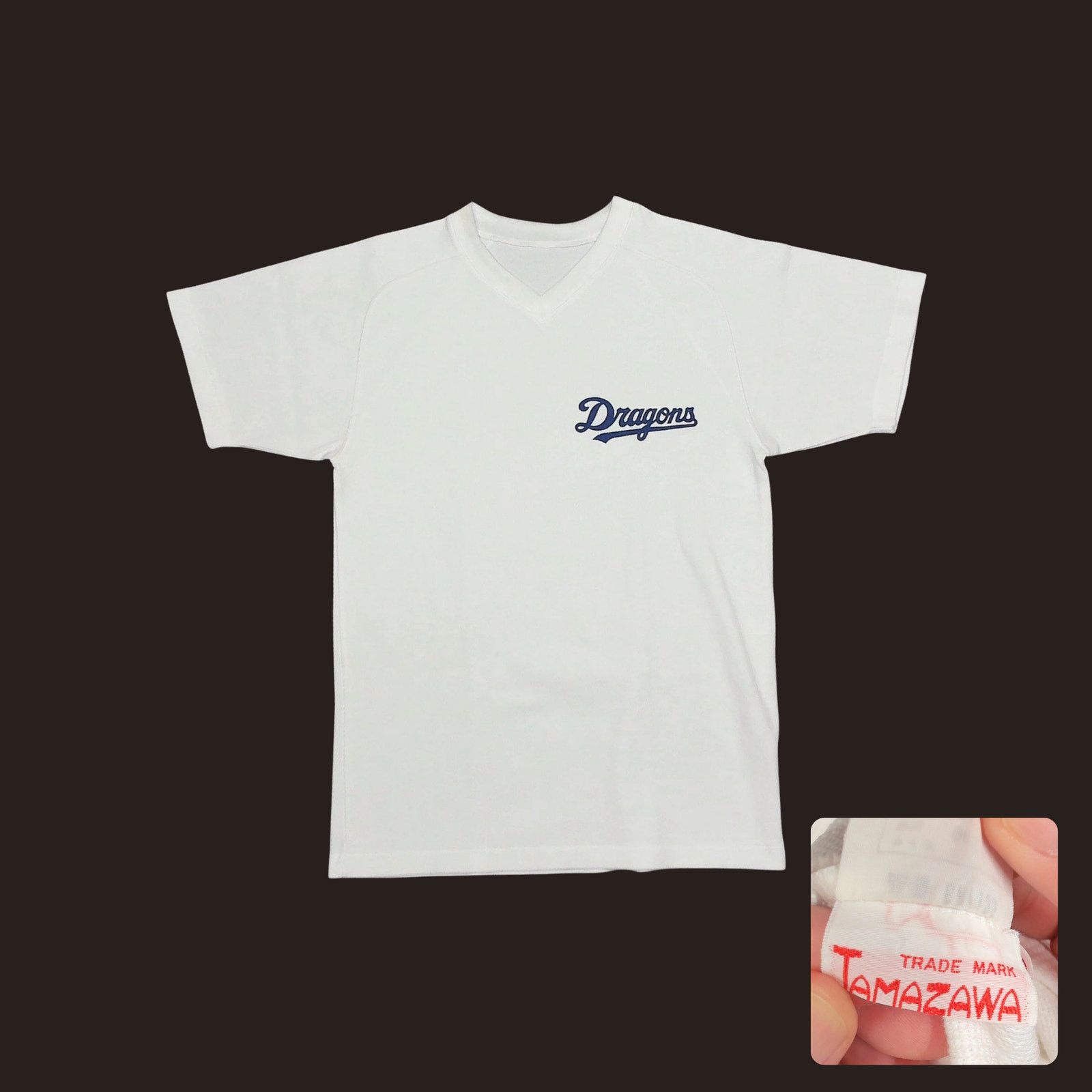 Vintage Tamazawa Sporting VTG Made in Japan Chunichi Dragons Jersey Size US M / EU 48-50 / 2 - 1 Thumbnail