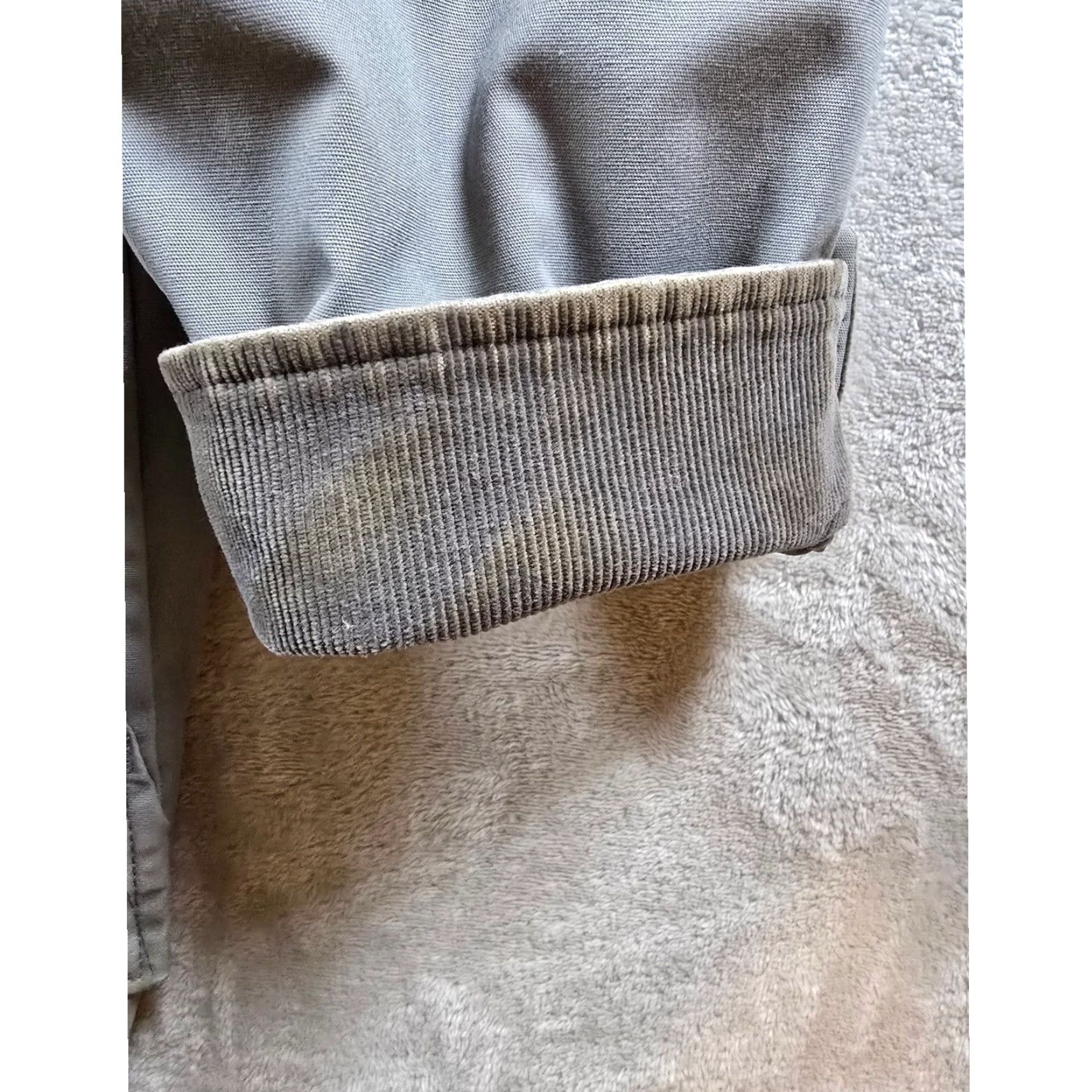 Vintage VINTAGE Fieldmaster Chore Jacket Mens L Gray Corduroy Plaid Weathergear Lined Pockets USA Made Size US L / EU 52-54 / 3 - 5 Thumbnail