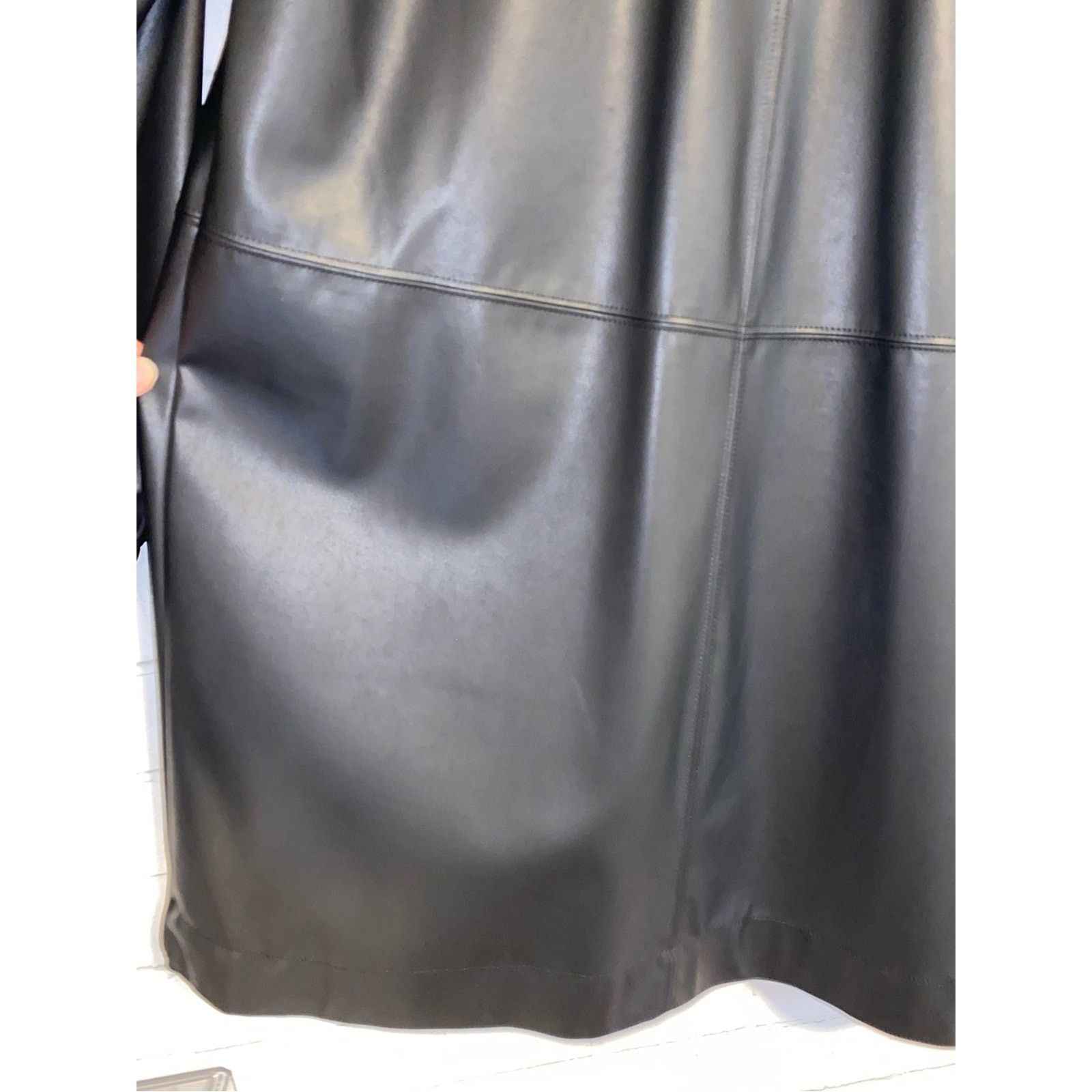 Max Mara NEW! $295 MaxMara Leisure Womens Pepe Faux Leather Dress L Size L / US 10 / IT 46 - 11 Thumbnail