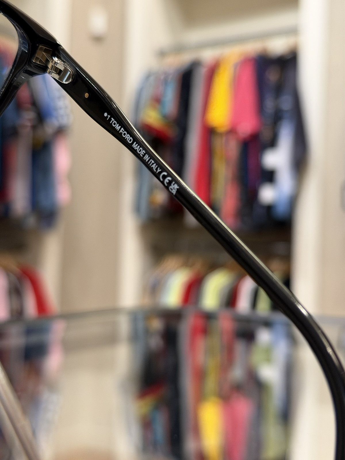 Tom Ford Tom Ford Blue Light Block Square Opticals - TF5817-B Size ONE SIZE - 5 Thumbnail