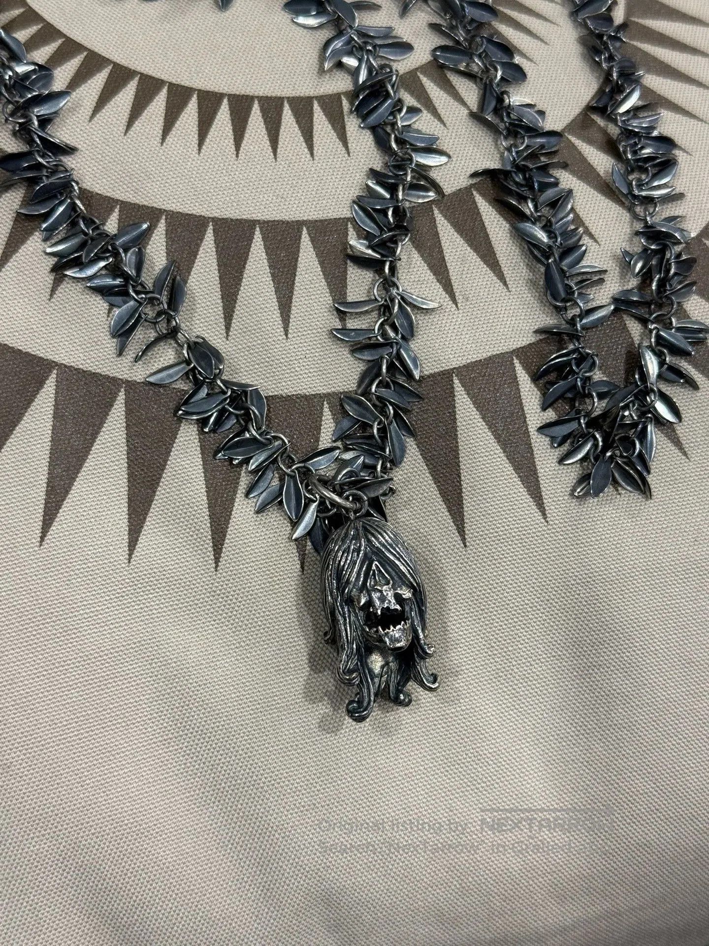Undercover UNDERCOVER 06SS Ghost Head Bell Necklace. Size ONE SIZE - 2 Thumbnail
