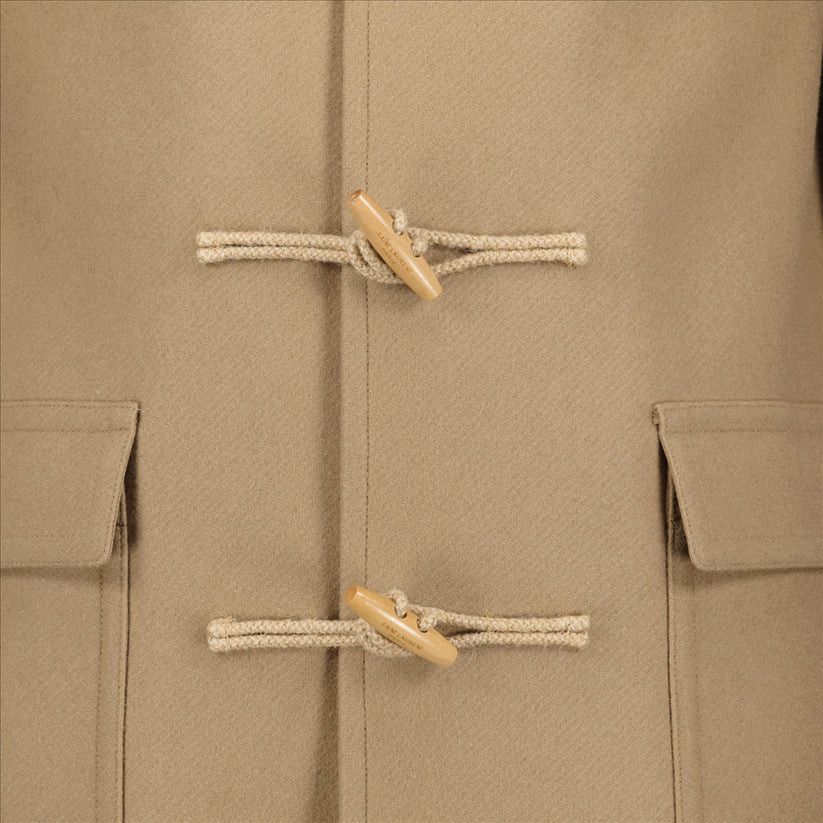 Saint Laurent Paris o1bcso1str0924 Duffle Coat In Wool In Beige Size US M / EU 48-50 / 2 - 3 Thumbnail