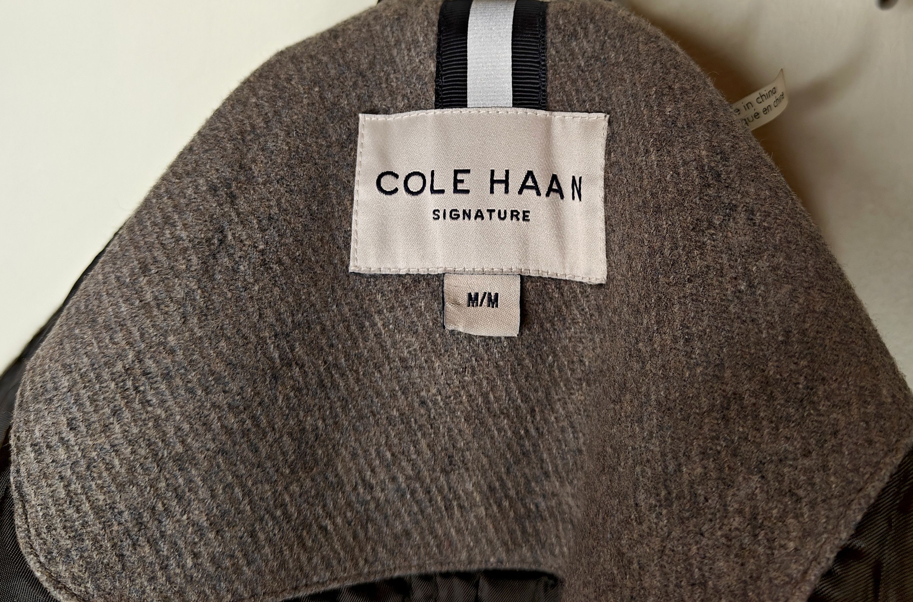 Cole Haan Mens Cole Haan gray wool blend gray overcoat coat jacket Size US M / EU 48-50 / 2 - 7 Thumbnail