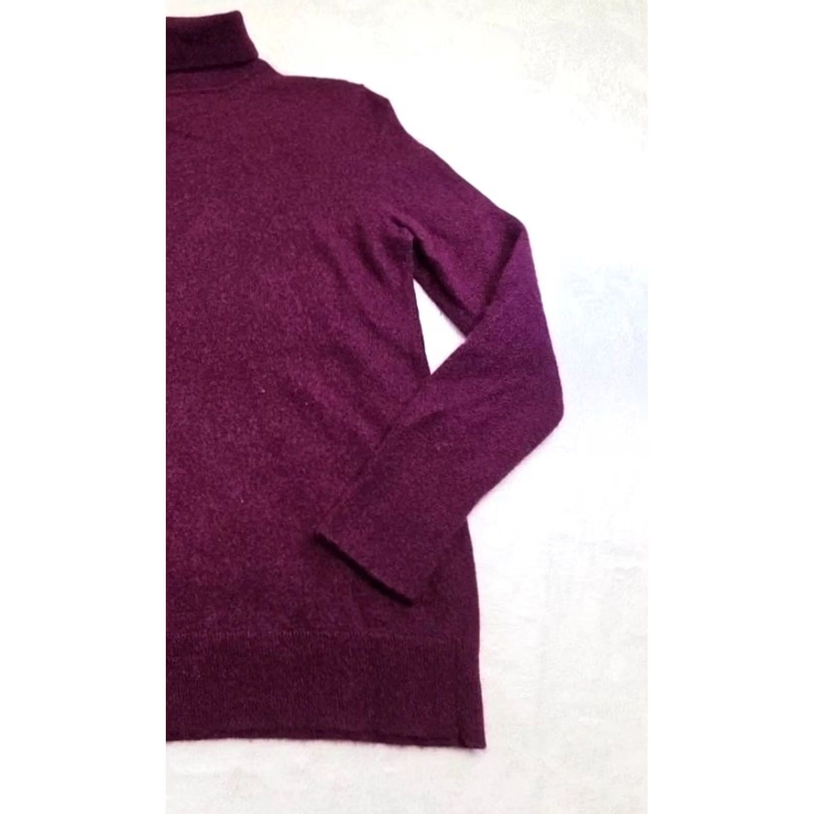 Apt. 9 Apt. 9 100% Cashmere Turtleneck Sweater Womens Plum Purple Solid Knit Pullover S Family: Women, Size S, Long Sleeve, Lightweight Stretch, Regular Fit Size S / US 4 / IT 40 - 5 Thumbnail