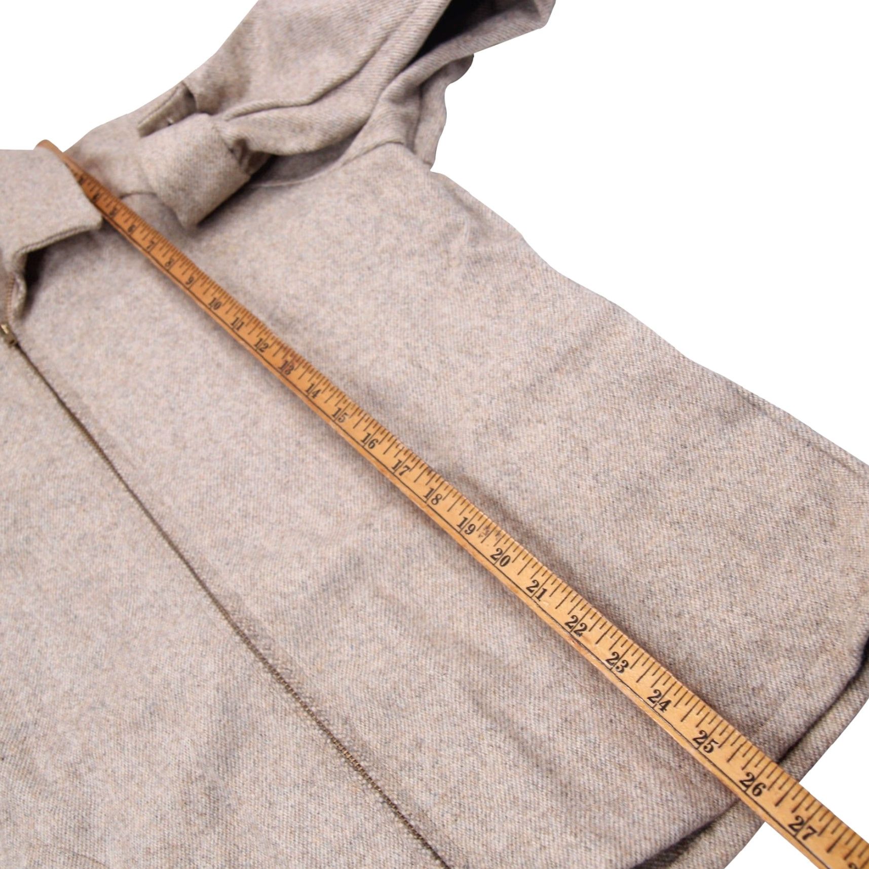 Vintage VINTAGE Brandless Mens Shirt Jacket Wool Gray M 21"x26" Talon Zipper Mens Size US M / EU 48-50 / 2 - 8 Thumbnail