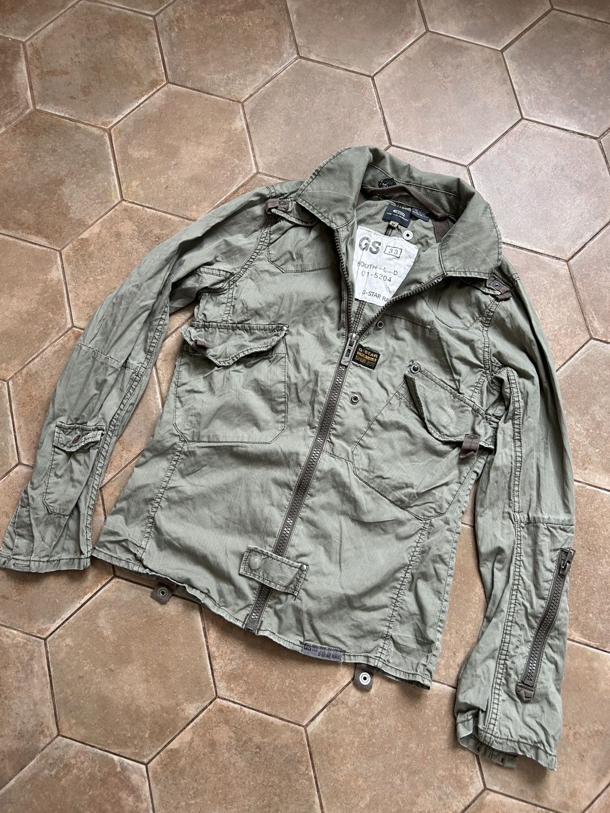 G-Star Vintage Gstar jacket multi pockets cargo y2k Size US M / EU 48-50 / 2 - 2 Thumbnail