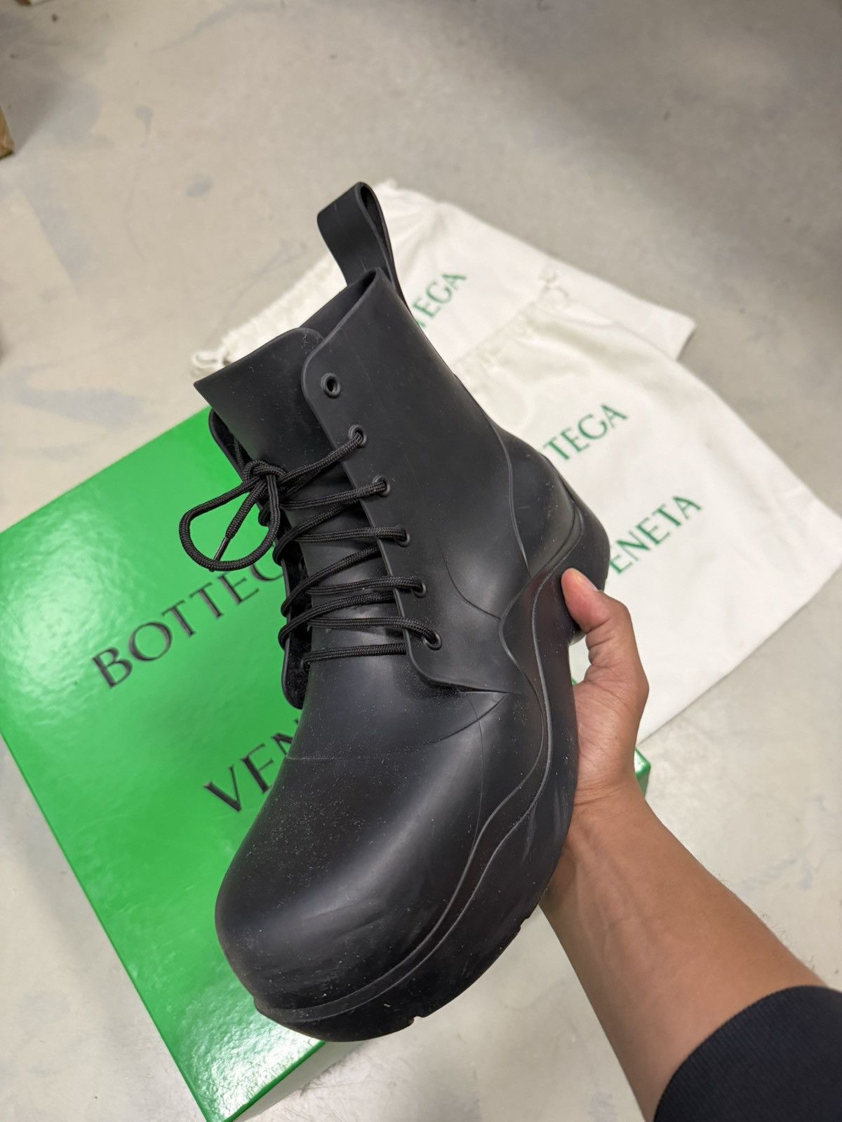 Bottega Veneta Bottega Veneta Puddle Boots Lace Up Size US 10 / EU 43 - 6 Thumbnail