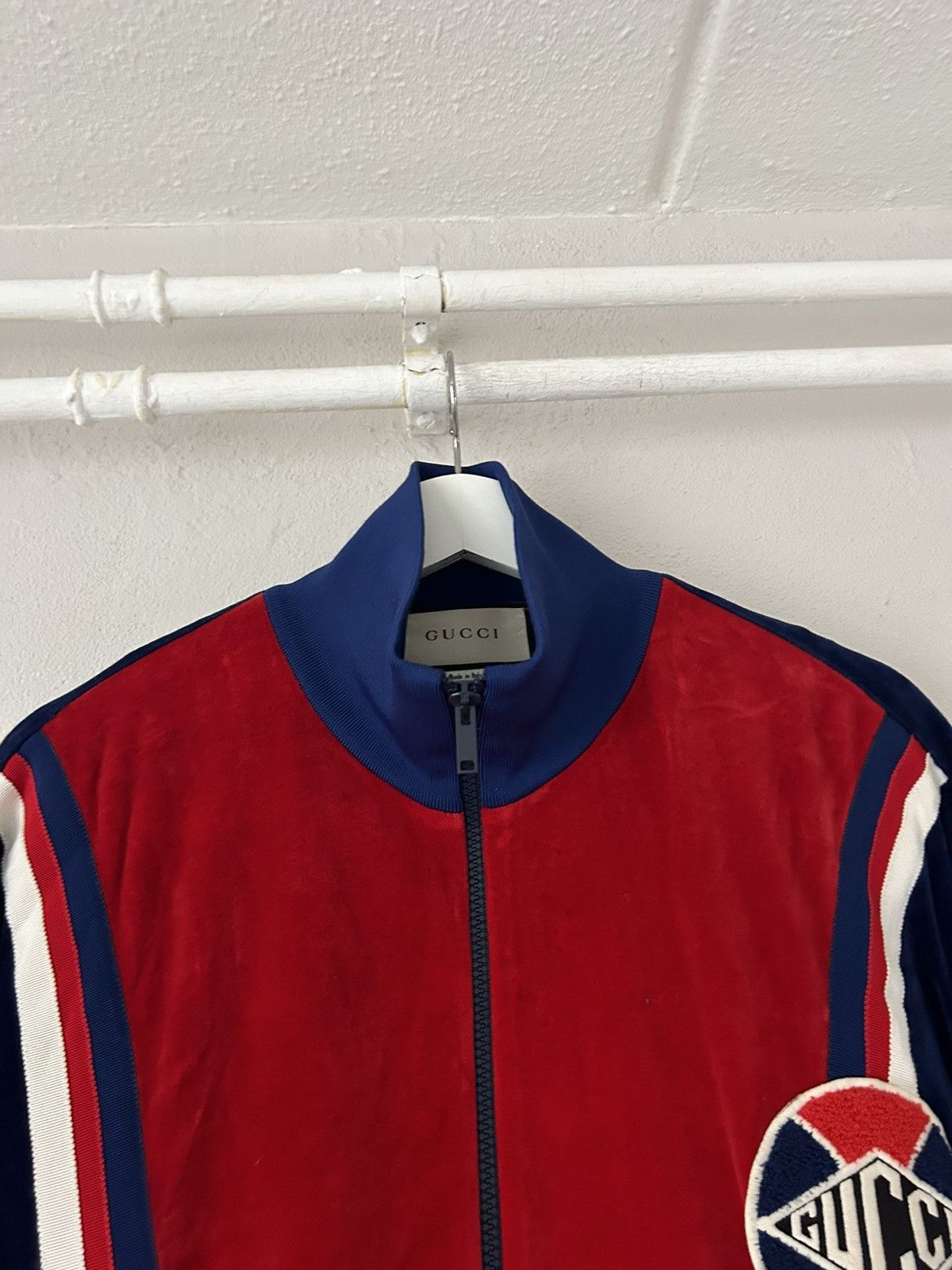Gucci Velour Velvet Track Jacket Size US S / EU 44-46 / 1 - 2 Thumbnail