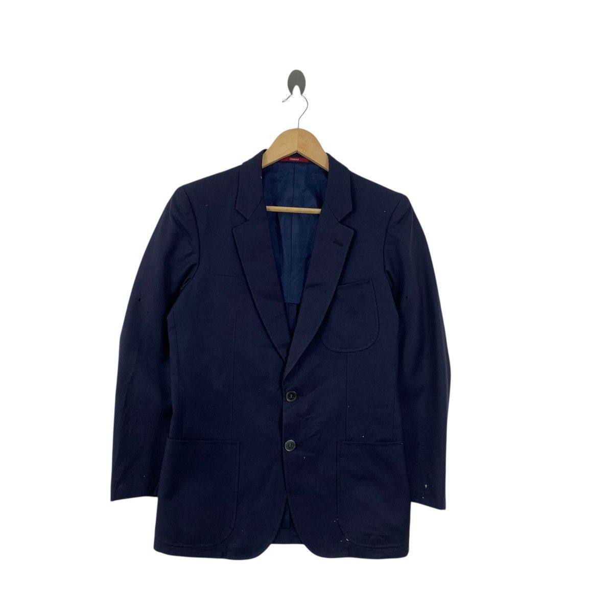 Yohji Yamamoto Vintage YOHJI YAMAMOTO DURBAN x PIATTELLI Wool Blazer Coat Size 42R - 4 Thumbnail