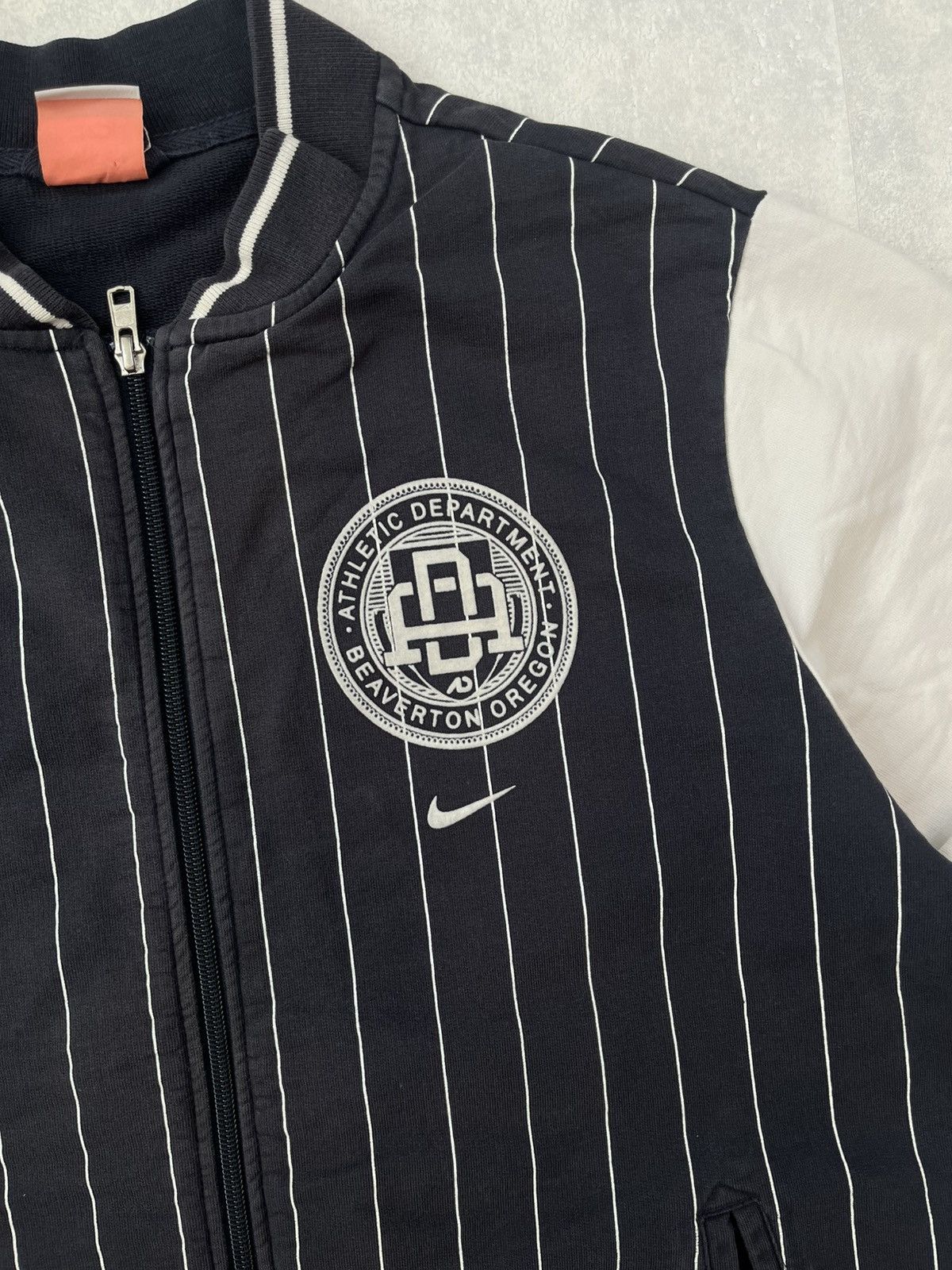 Nike × Vintage 00’s NIKE ATHLETIC DEPT RETRO Y2K SWOOSH LOGO TRACK JACKET Size US L / EU 52-54 / 3 - 2 Thumbnail