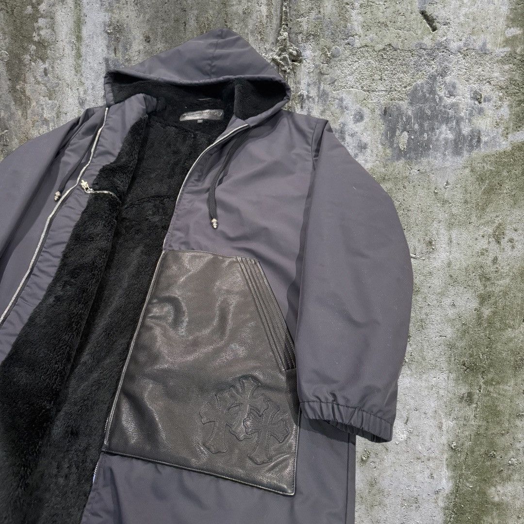 Chrome Hearts Chrome Hearts Leather Patch Fur Lined Trench Coat Size US S / EU 44-46 / 1 - 1 Thumbnail