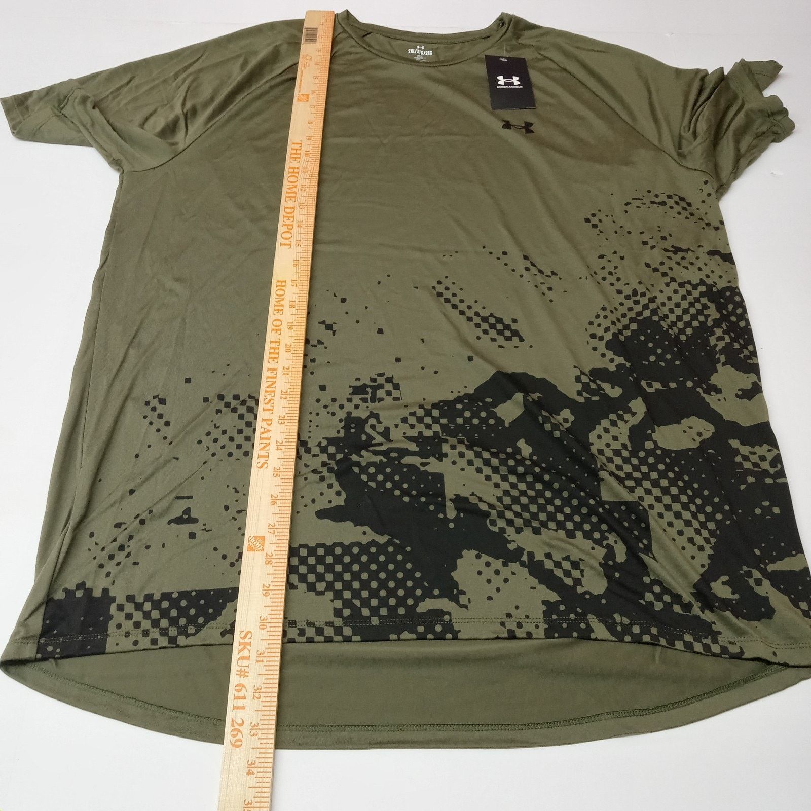 Under Armour Under Armour Men's Tech Fade Short Sleeve Tee Size 2XL Green Size US XXL / EU 58 / 5 - 5 Thumbnail