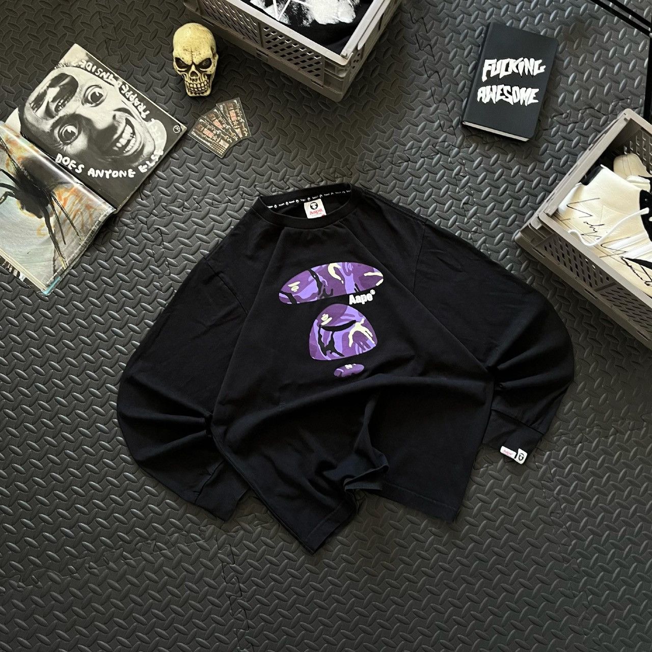 Bape LONGSLEEVE AAPE BAPE SIZE M Size US L / EU 52-54 / 3 - 2 Thumbnail
