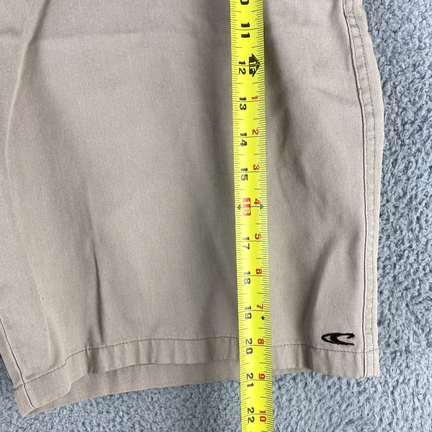O'Neill O’Neill Shorts Mens Tan Flat Front Standard Fit Size 38 Gray / 45-7 Mens, Chino, Flat Front, Regular, Size 38, Color Tan, O’Neill Size US 38 / EU 54 - 7 Thumbnail